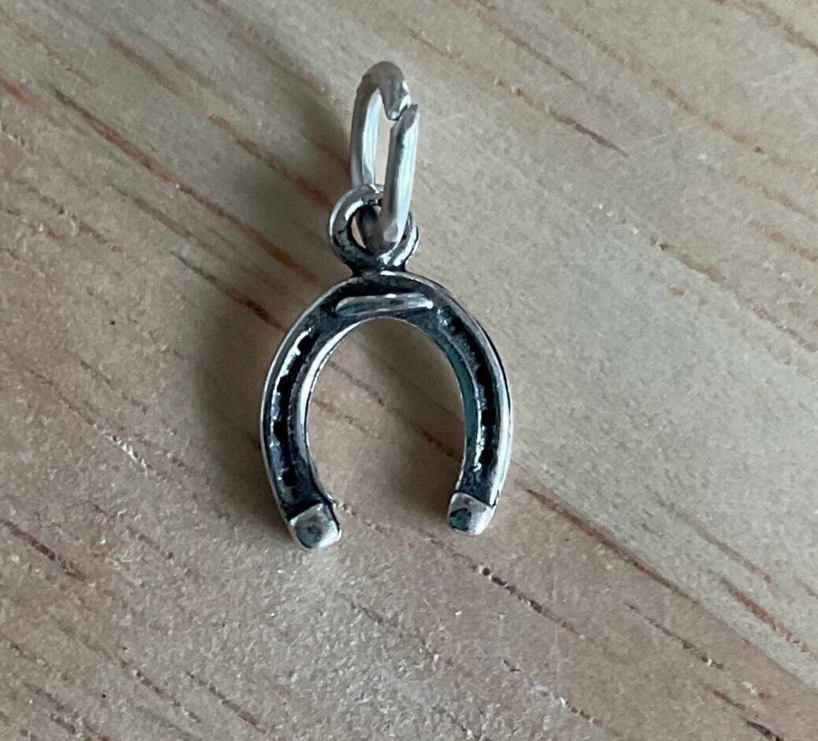 Sterling Silver Small Horseshoe Charm