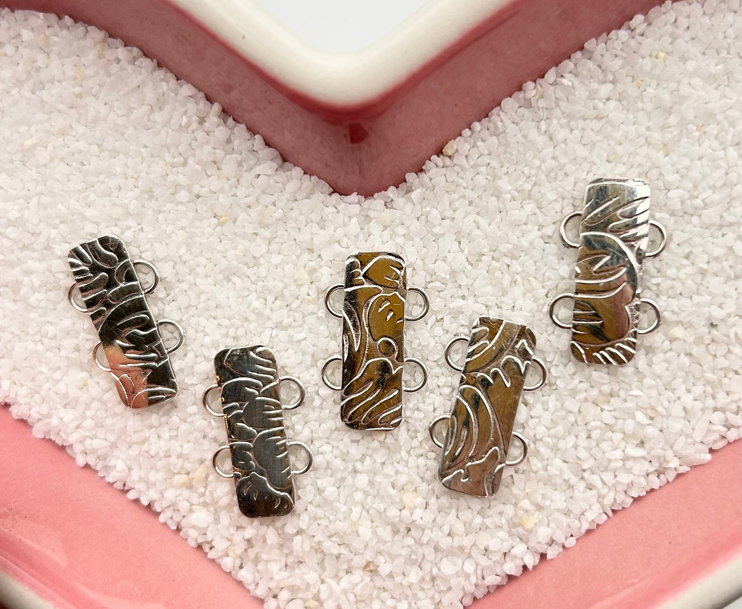 Sterling Silver Chain Anchor Connector “The Tulip”