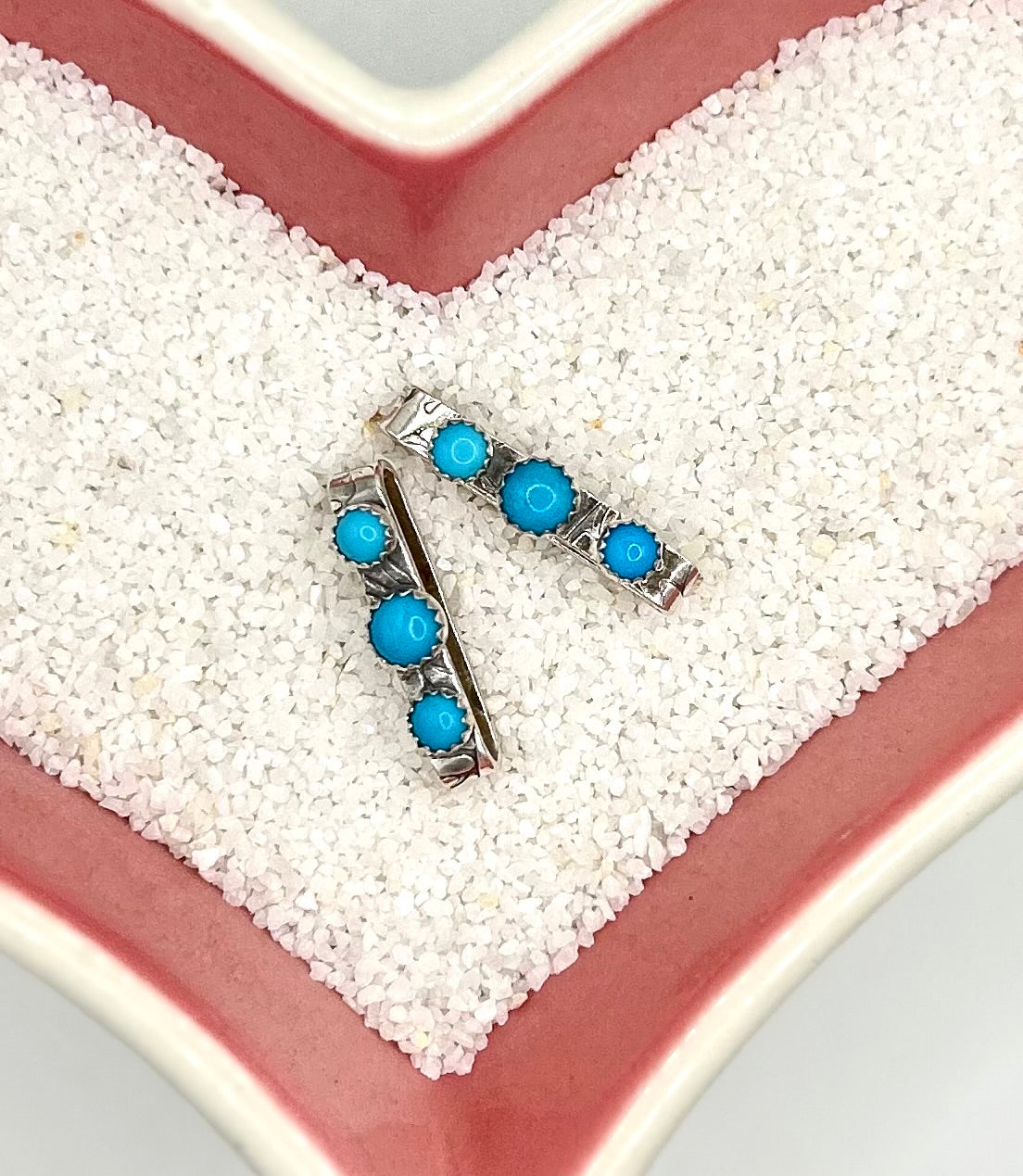 Sterling Silver Apple Watch “Slides” With Kingman Turquoise