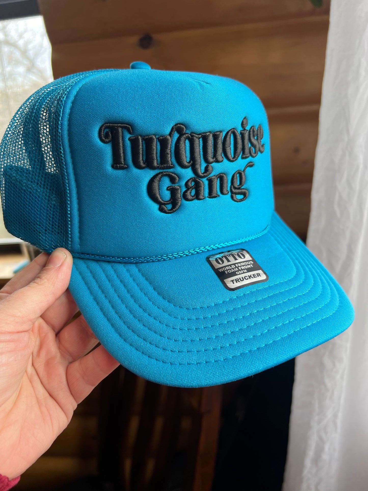 Turquoise Gang Hat