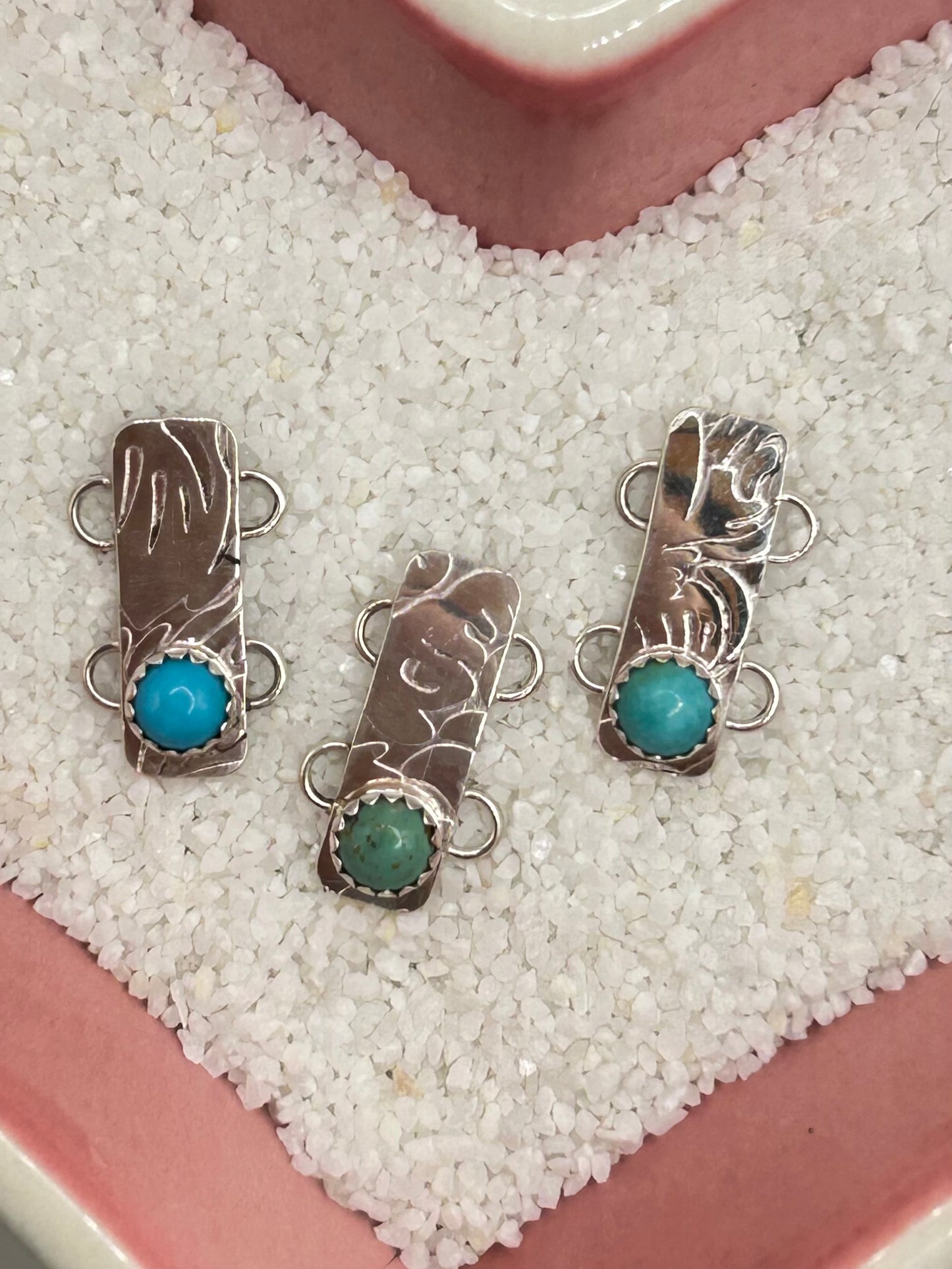 Sterling Silver Chain Anchor Connector “The Orchid”