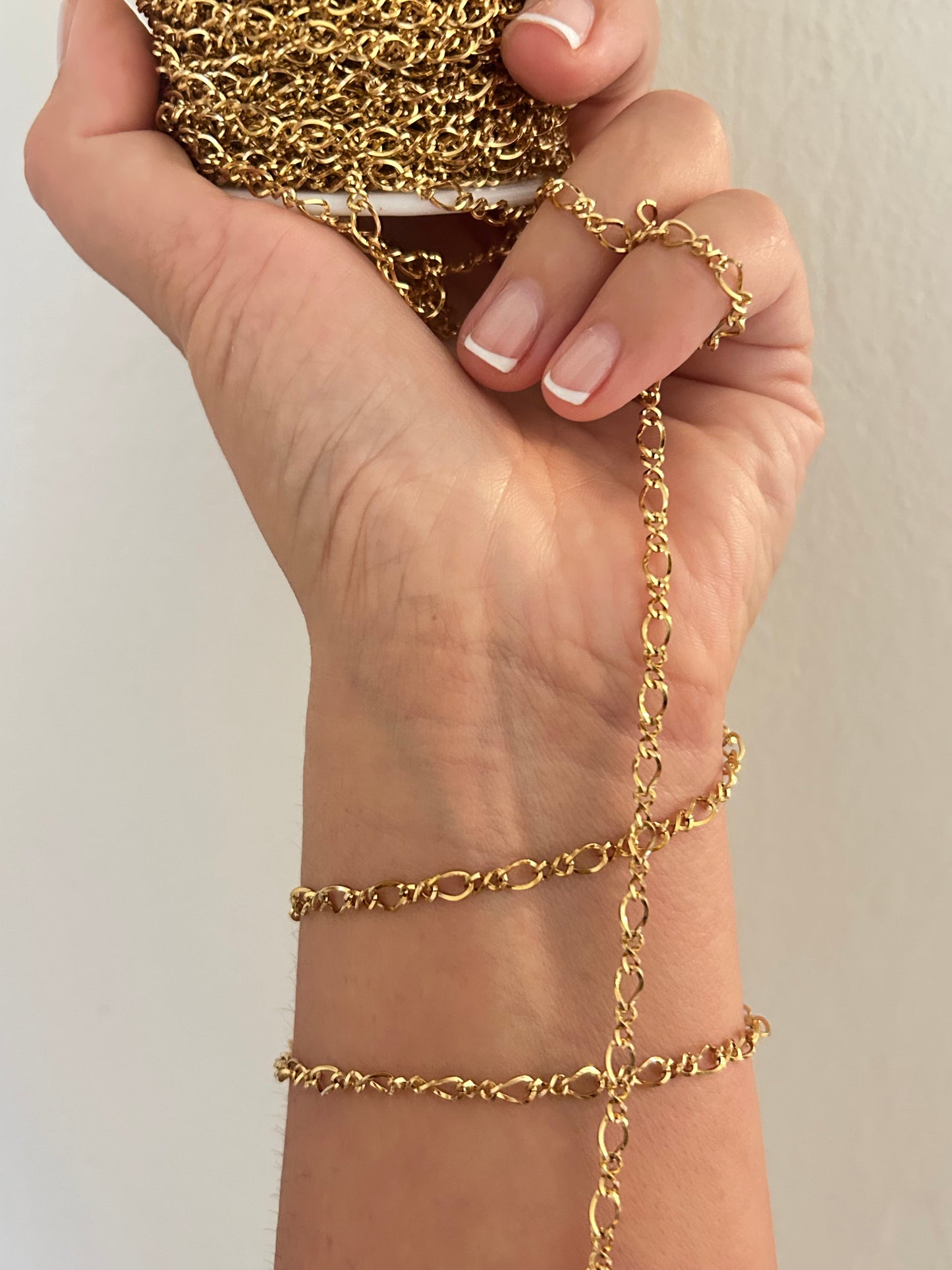 Stainless Steel PVD Coated Twisted 8 Chain