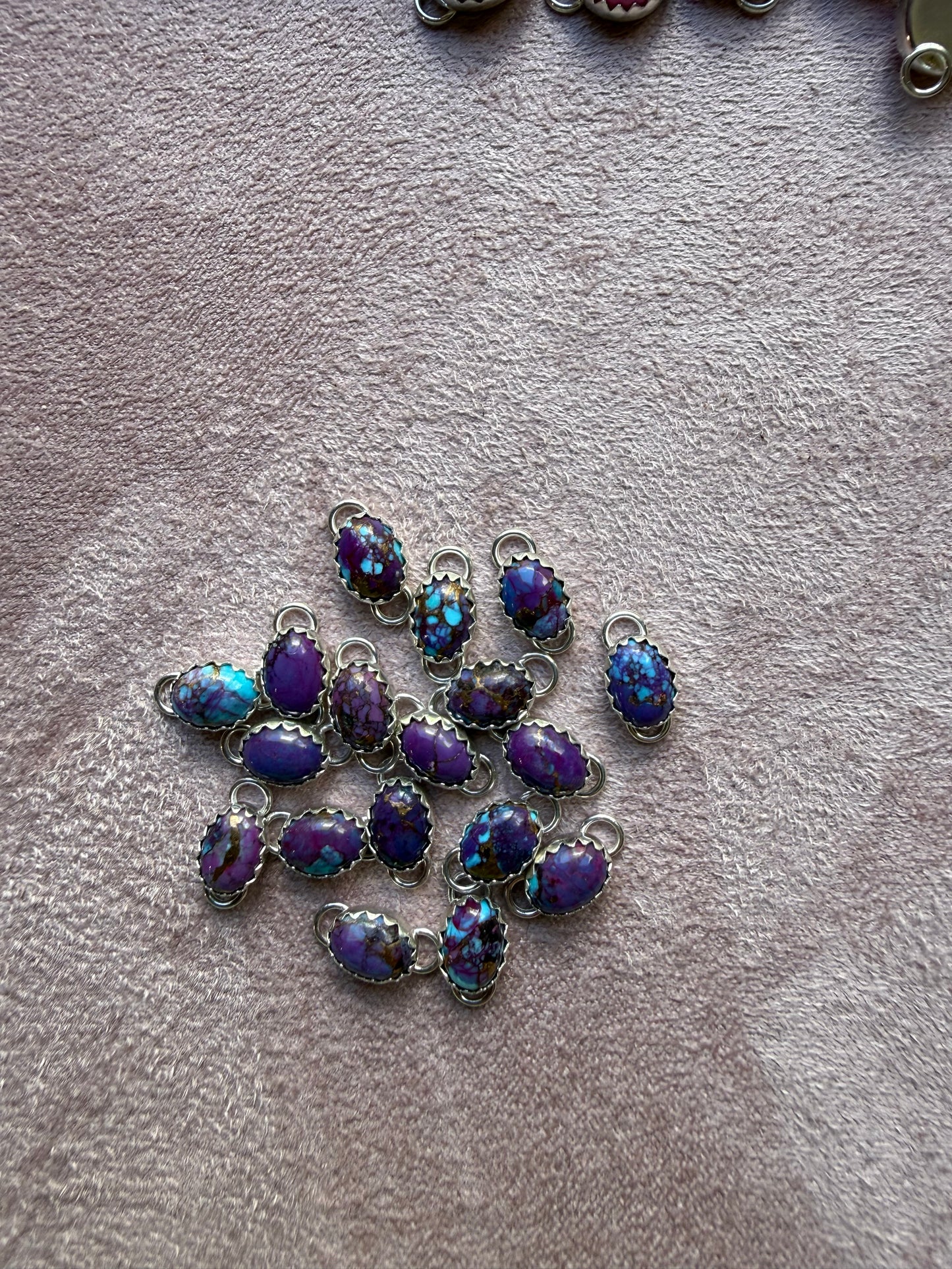 7x5mm Spotted Purple Mohave 3 Pack