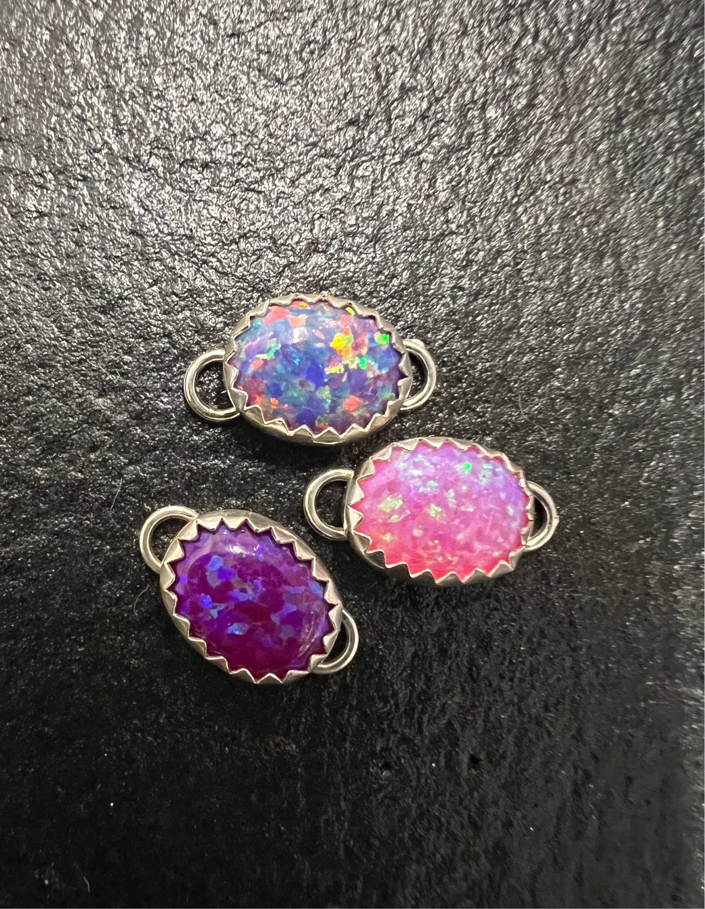 9mmX7mm Bello Opal Connectors