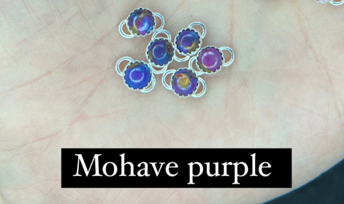 5mm Connectors w/ Mohave Purple
