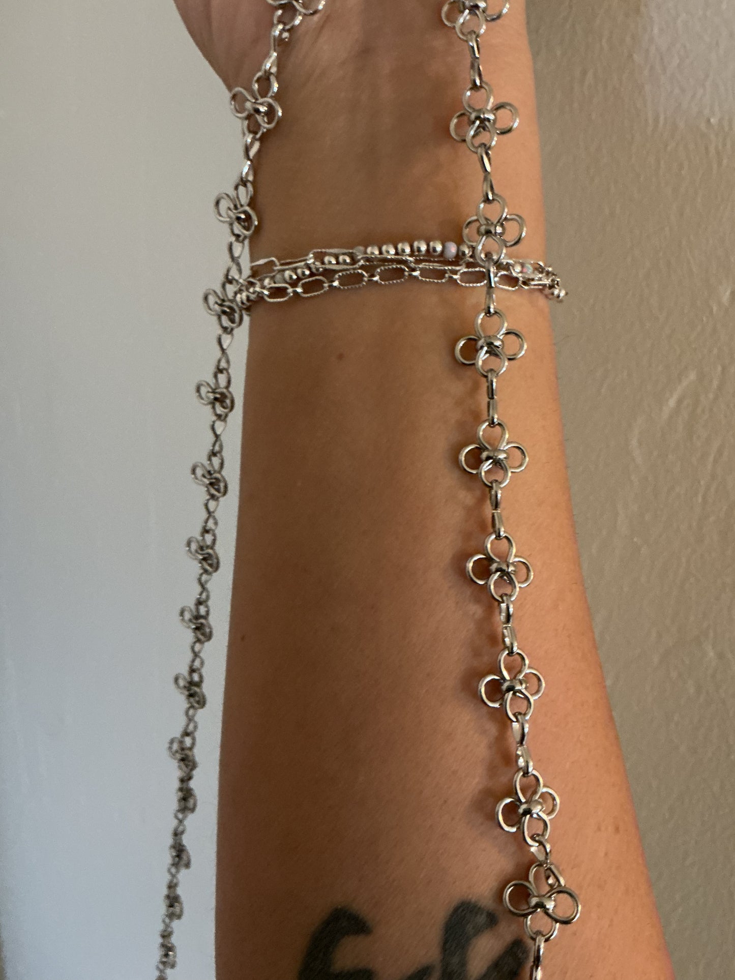 Stainless Steel XXL Flower Chain