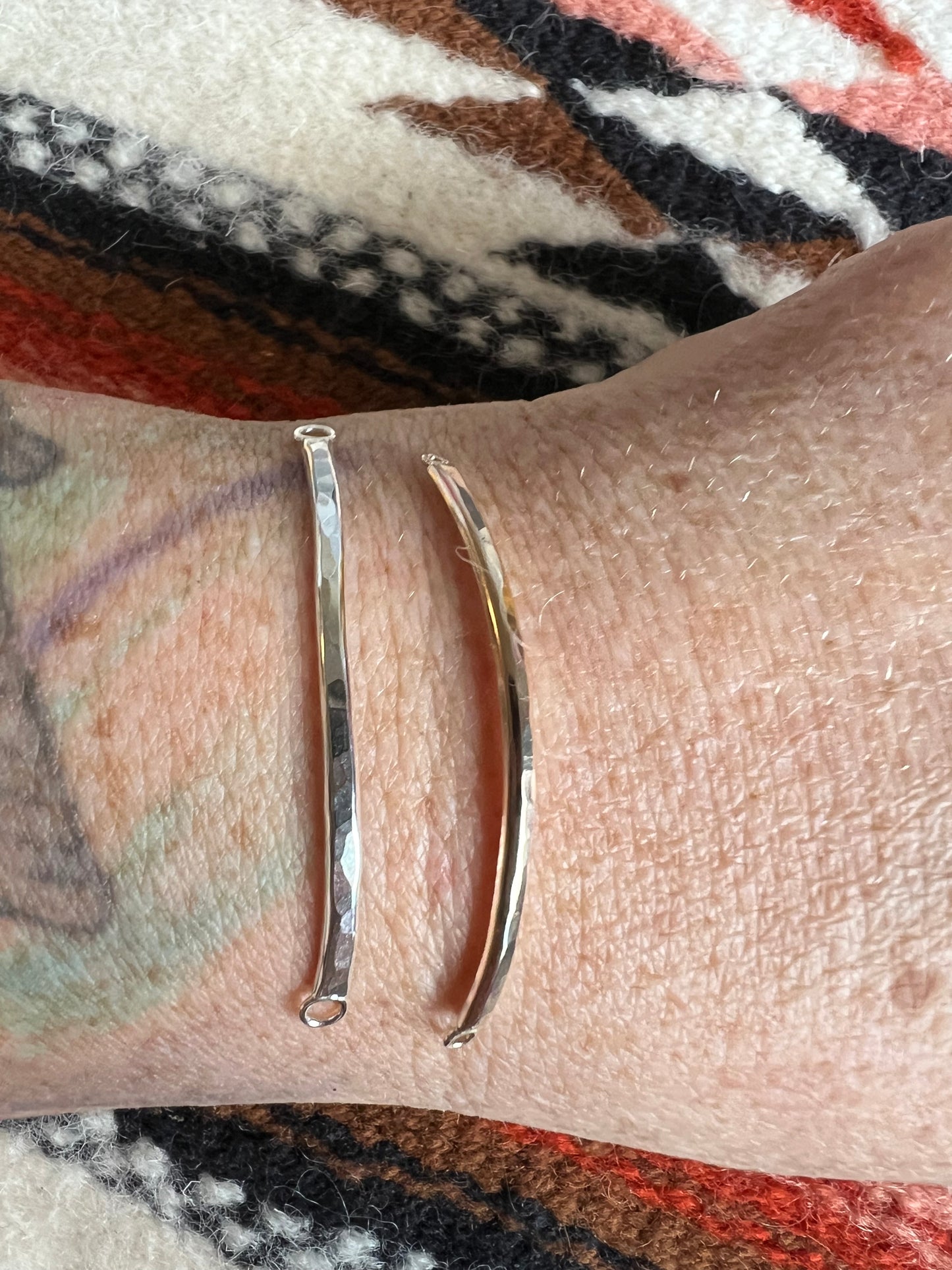 Quarter Hammered Bangles #15