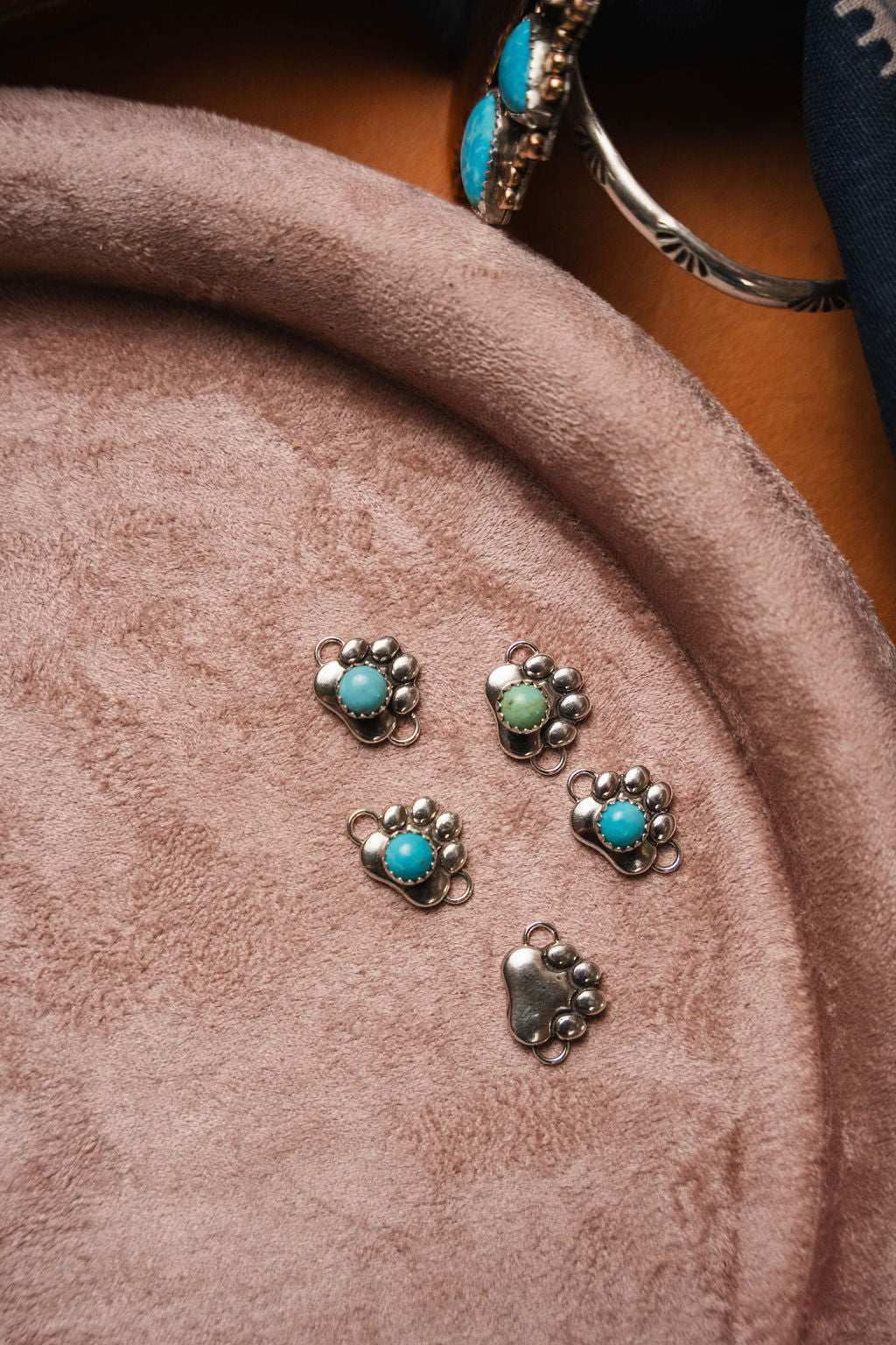 Paw Sterling Silver Connector