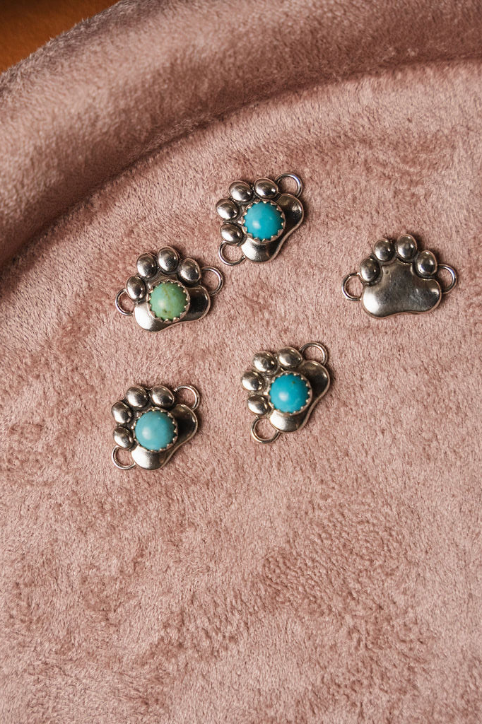 Paw Sterling Silver Connector