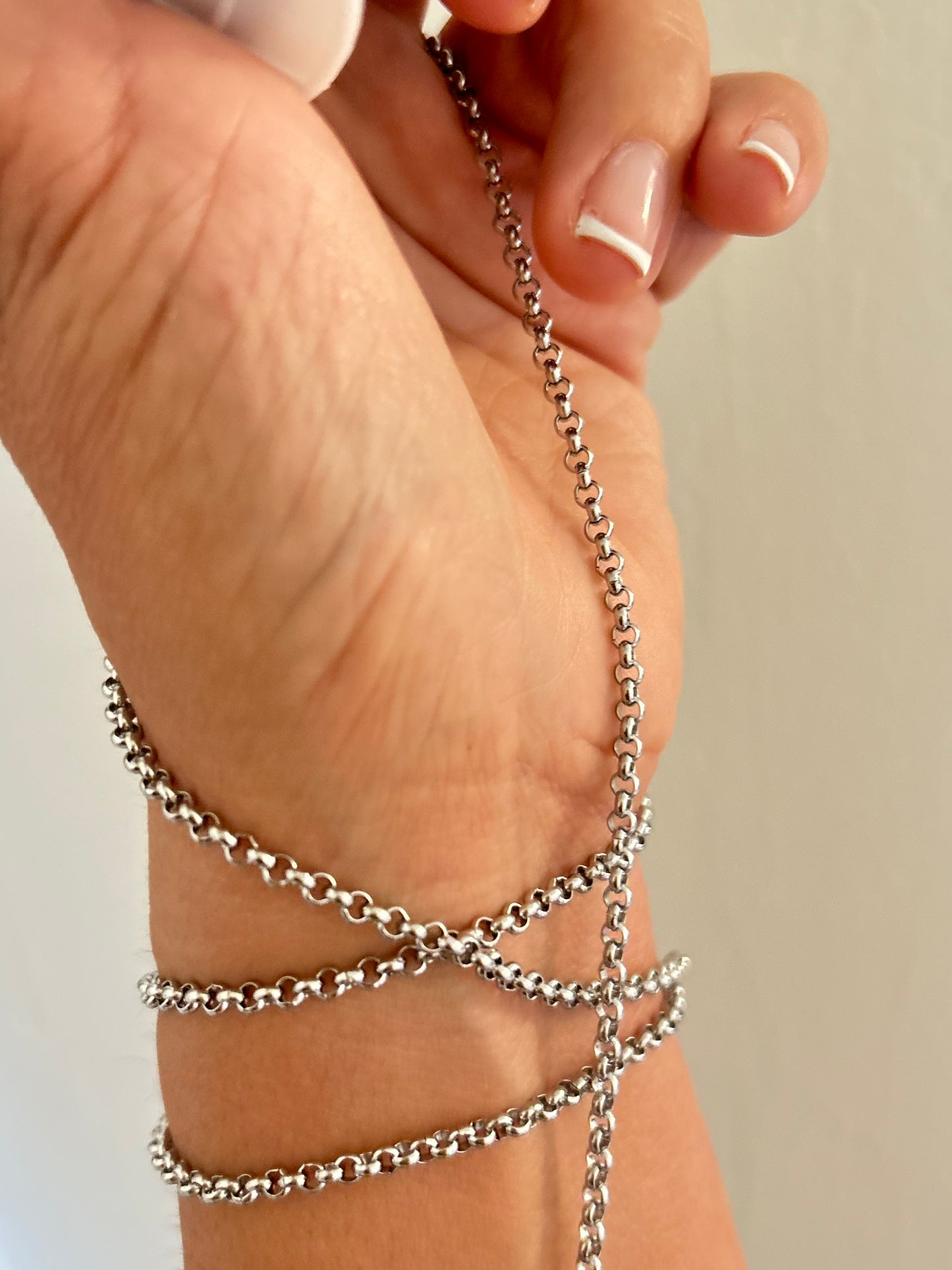 Stainless Steel PVD Coated Round Rolo Chain