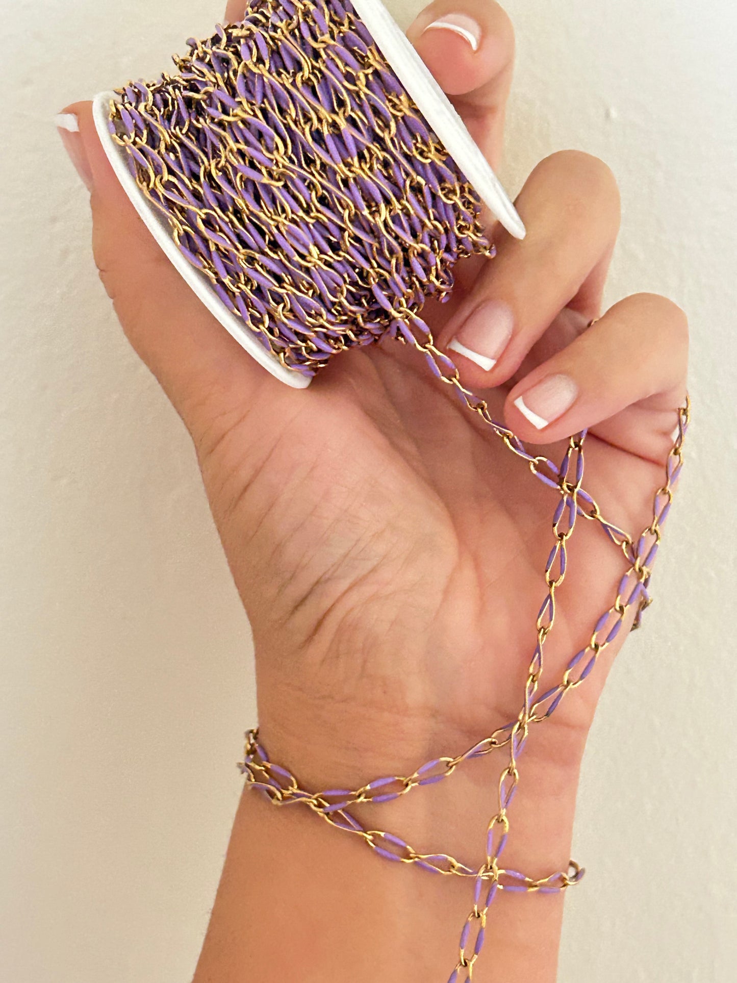 Stainless Steel PVD Coated Enamel Chain