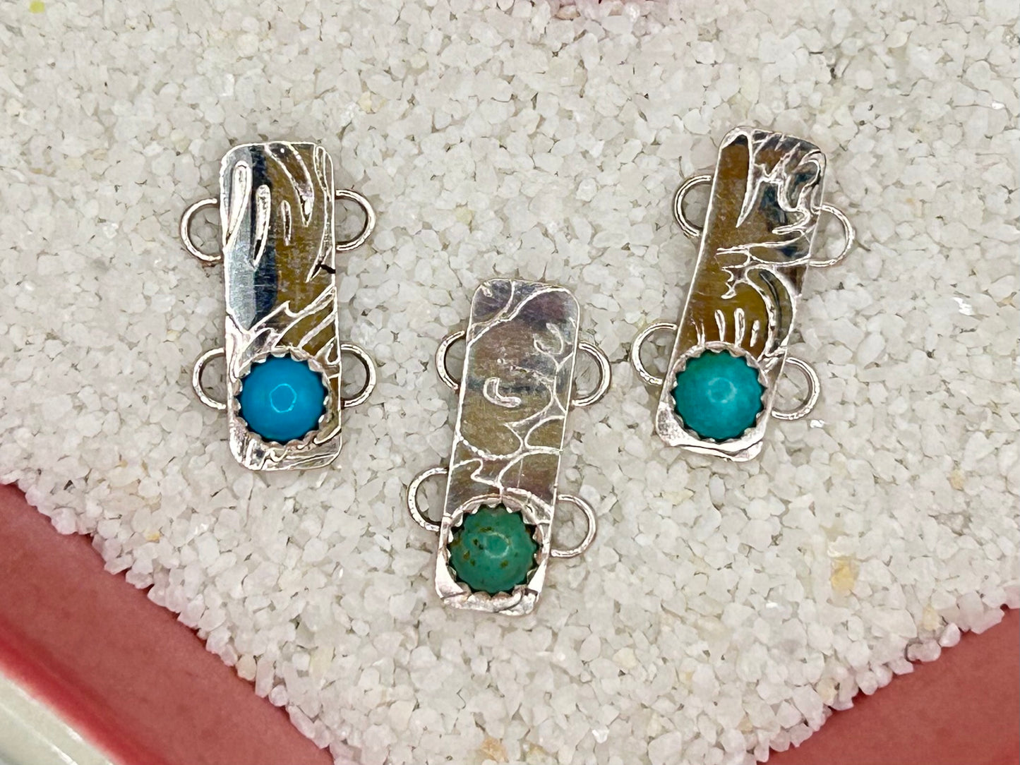 Sterling Silver Chain Anchor Connector “The Orchid”