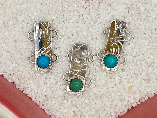 Sterling Silver Chain Anchor Connector “The Orchid”