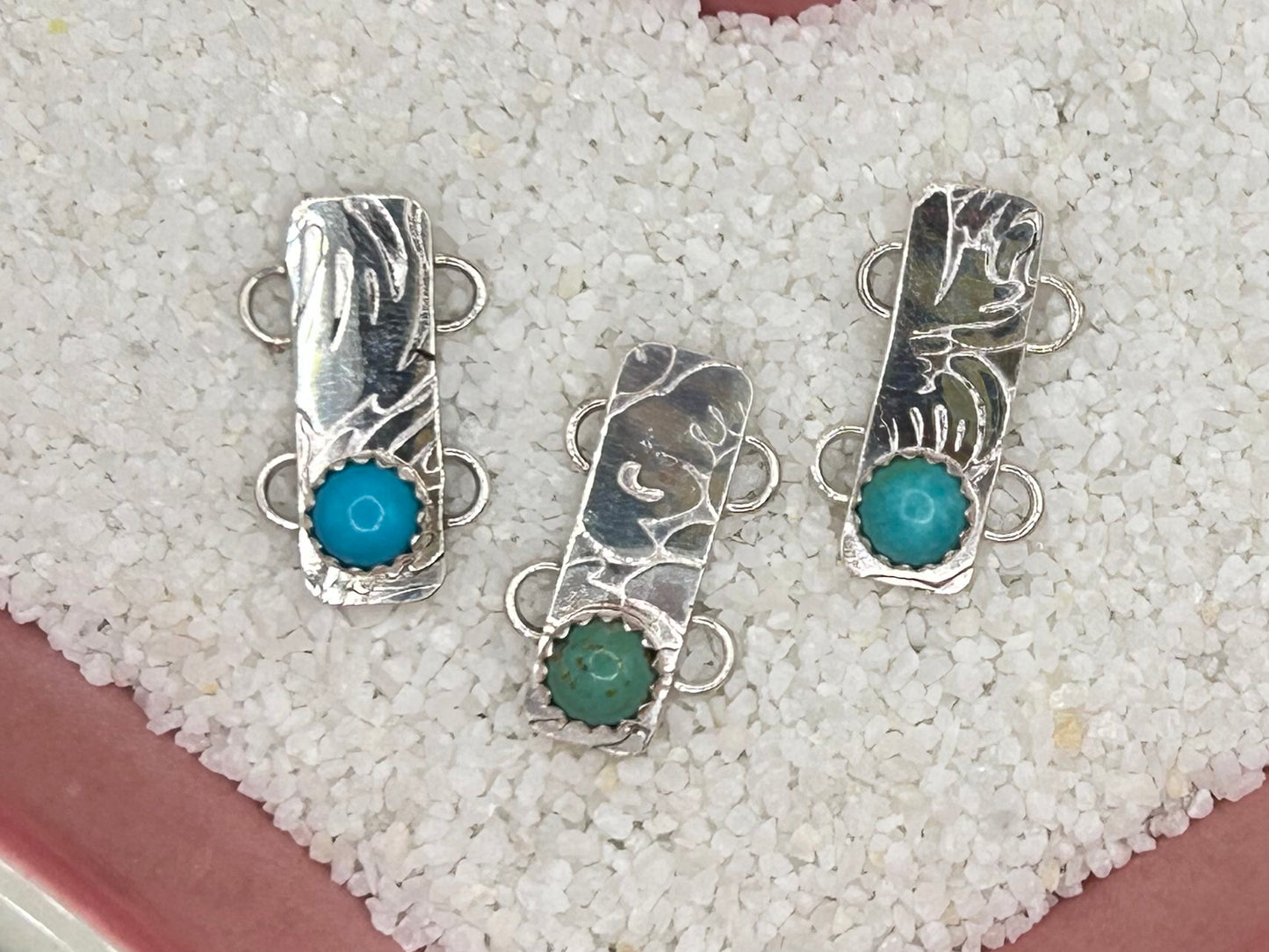 Sterling Silver Chain Anchor Connector “The Orchid”