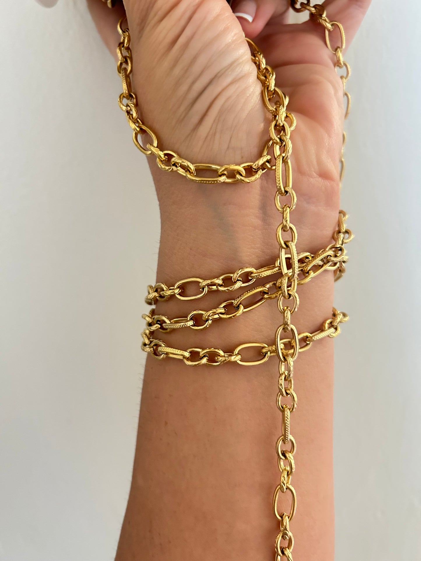 Stainless Steel PVD Coated Twist XL Chain