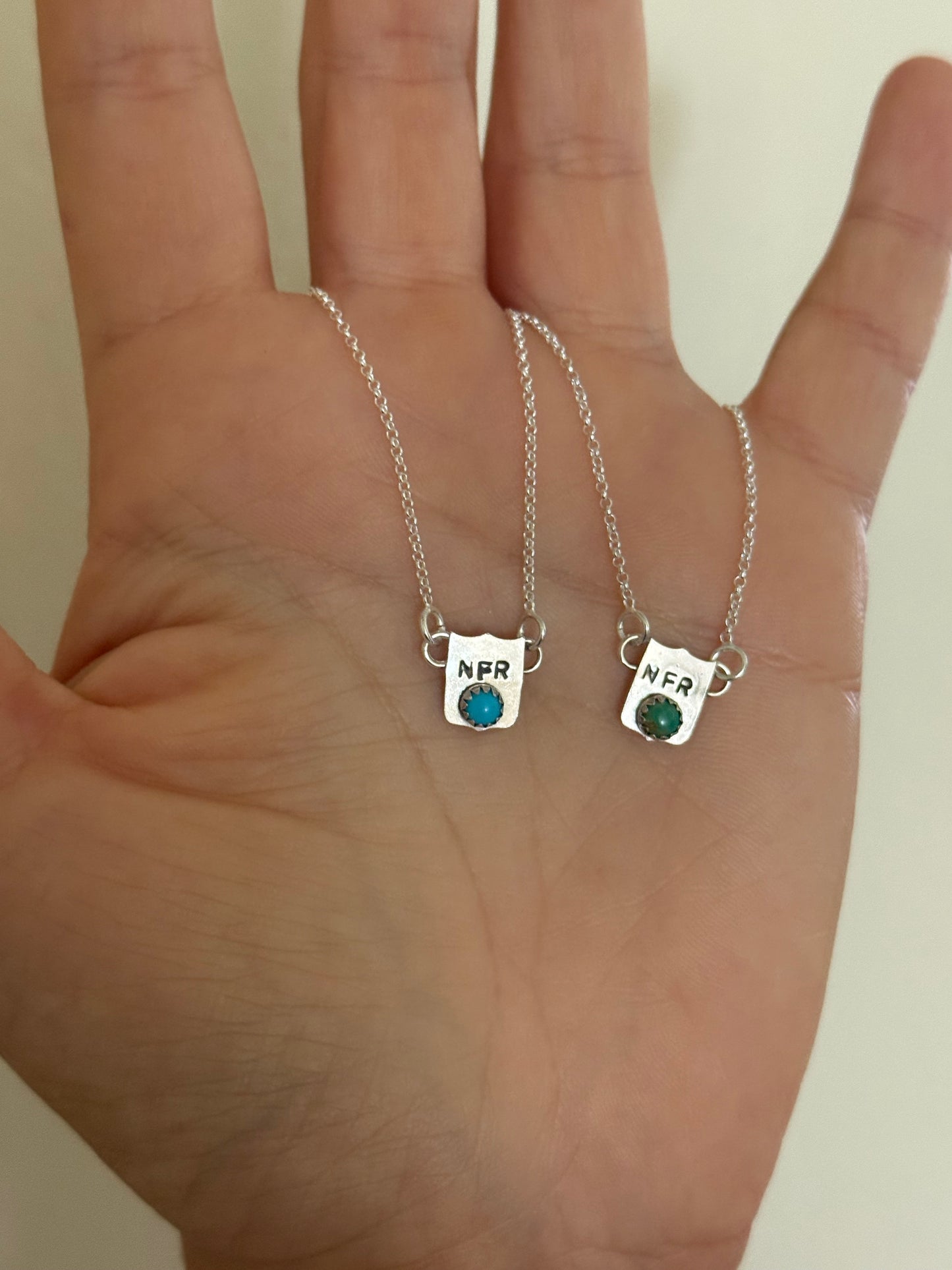 NFR Rodeo Back Number Necklaces