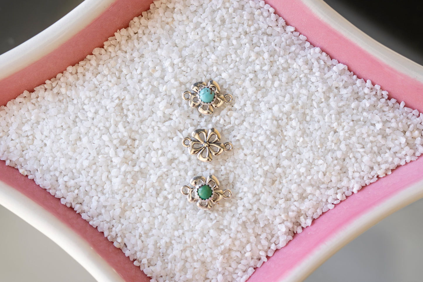 Flower Sterling Silver Connector