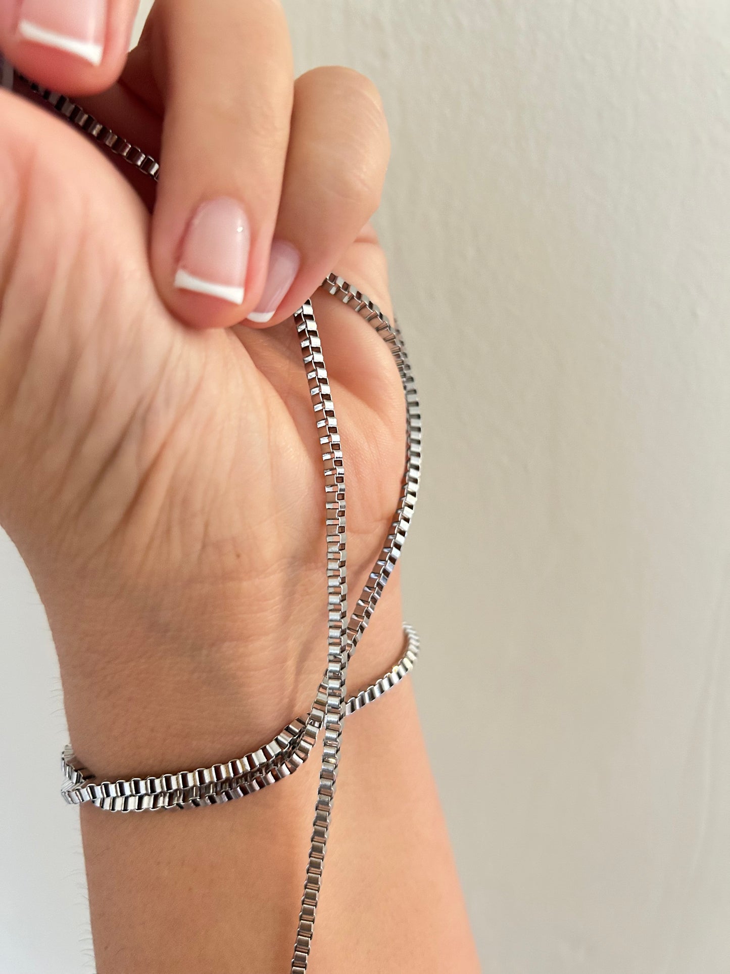 Stainless Steel PVD Coated Square Box Chain