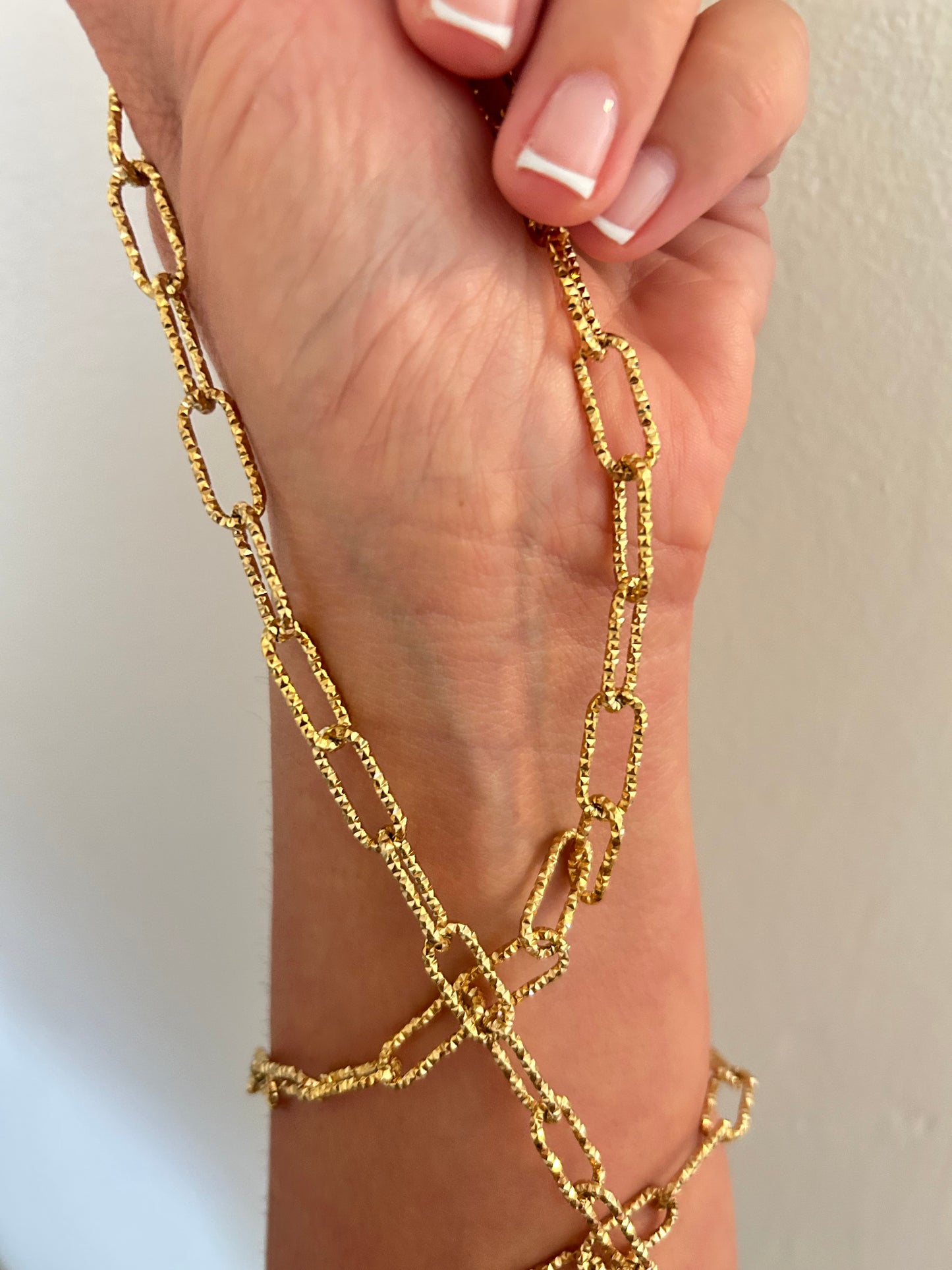 Stainless Steel PVD Coated Sparkle Wire XL Chain