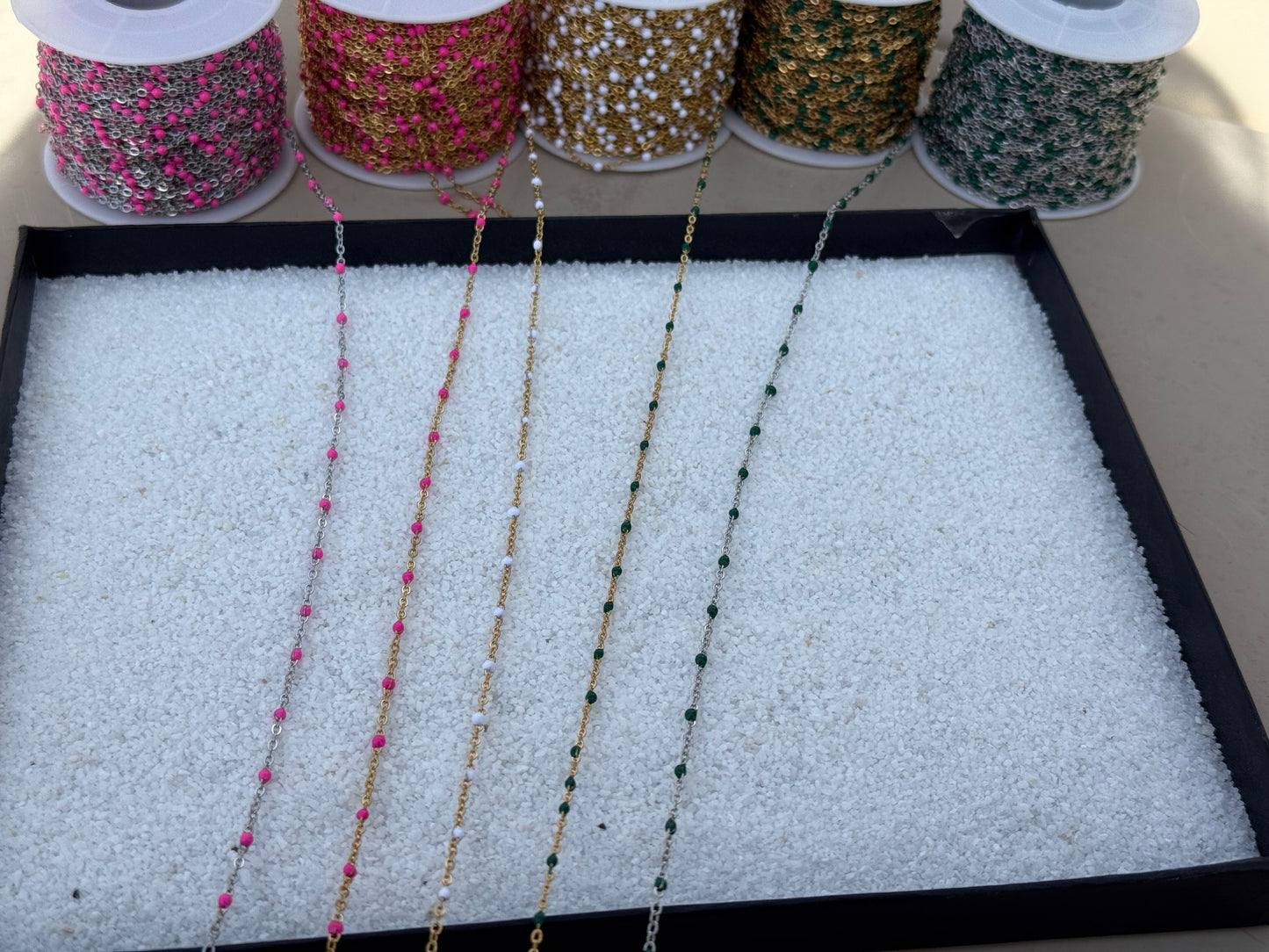 Stainless Steel PVD Coated Enamel Chain