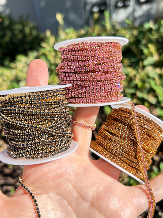 2mm CZ Stainless Steel Chain