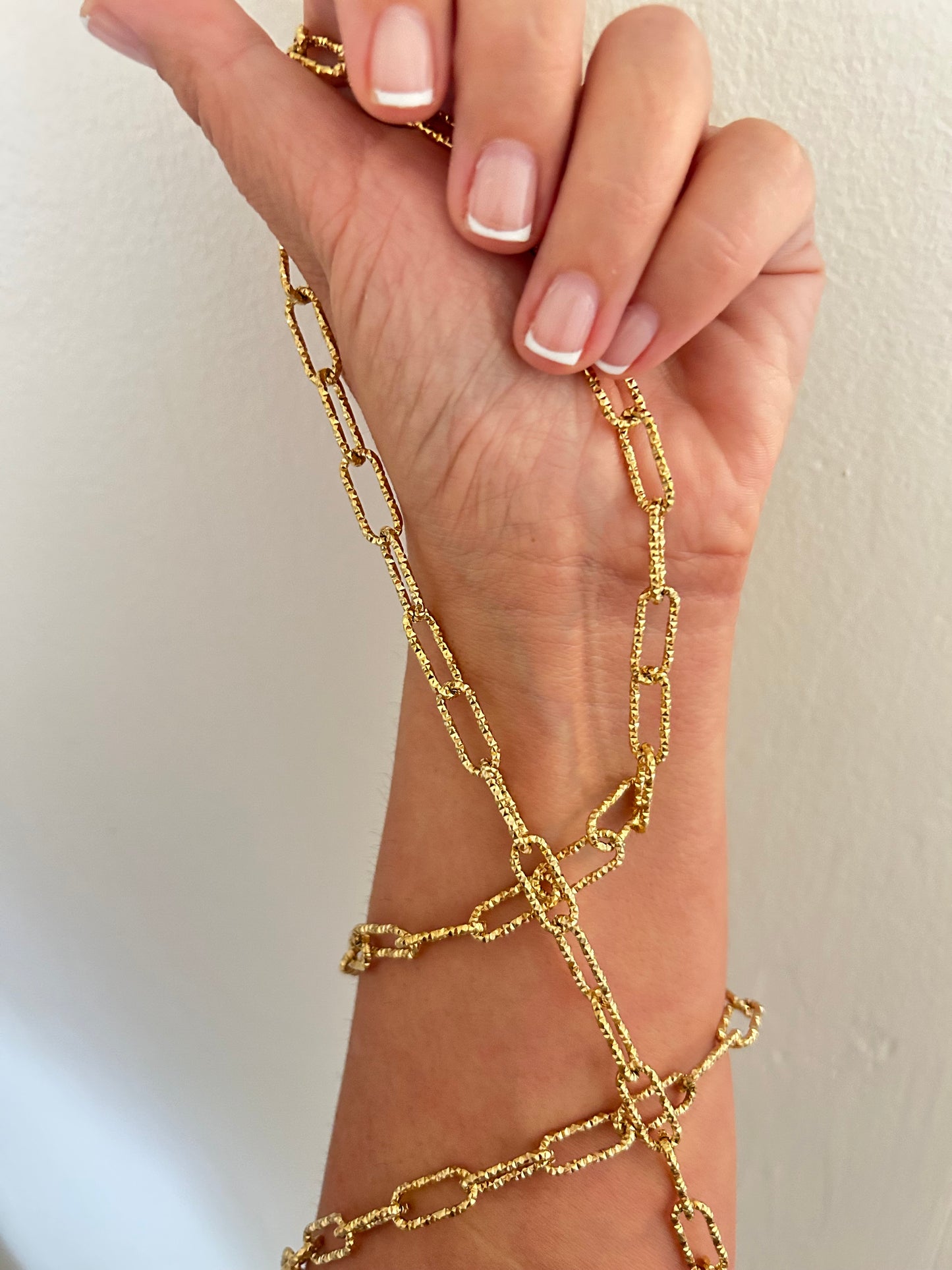 Stainless Steel PVD Coated Sparkle Wire XL Chain