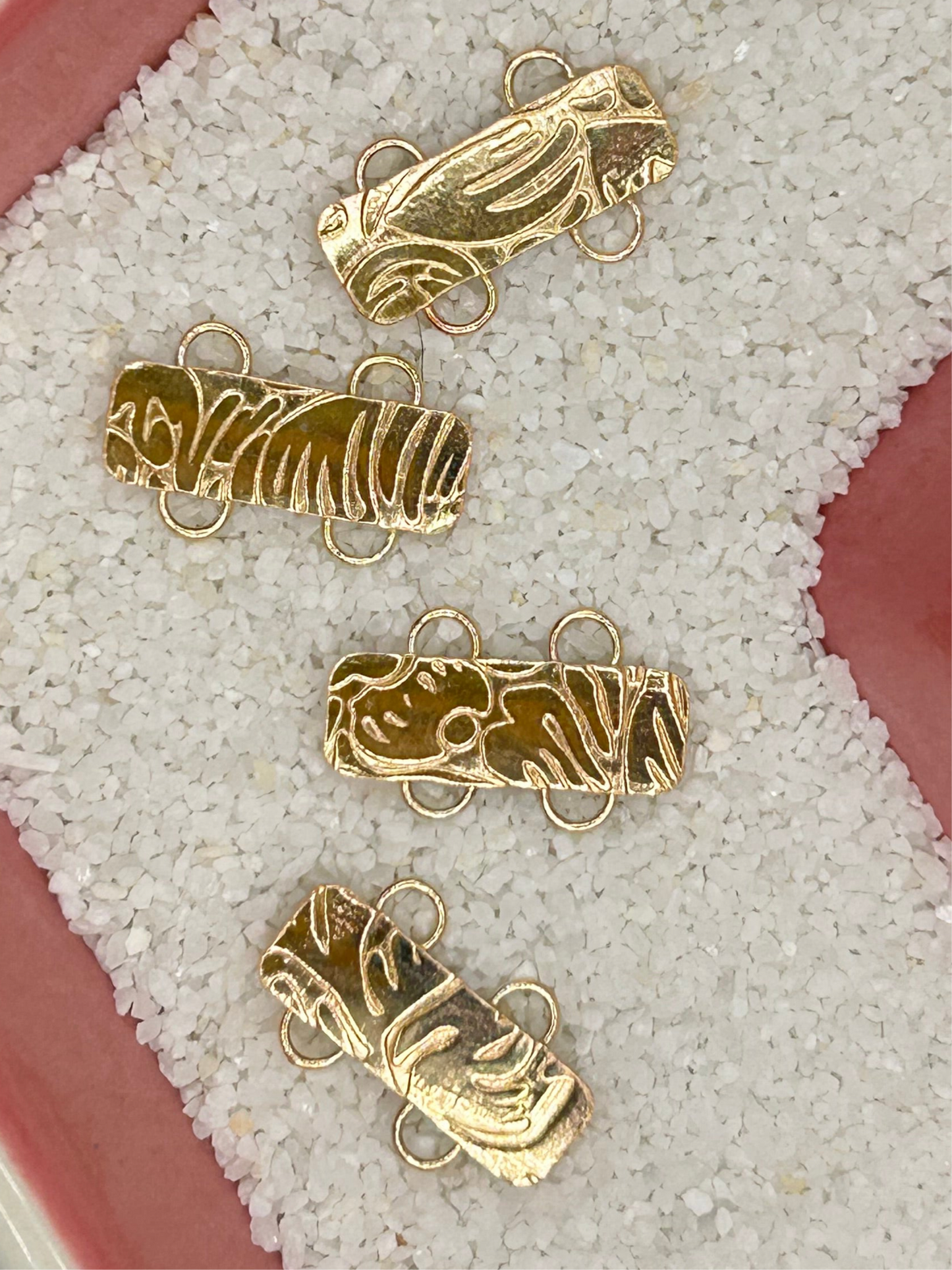 Gold Filled Chain Anchor Connector “The Flora”