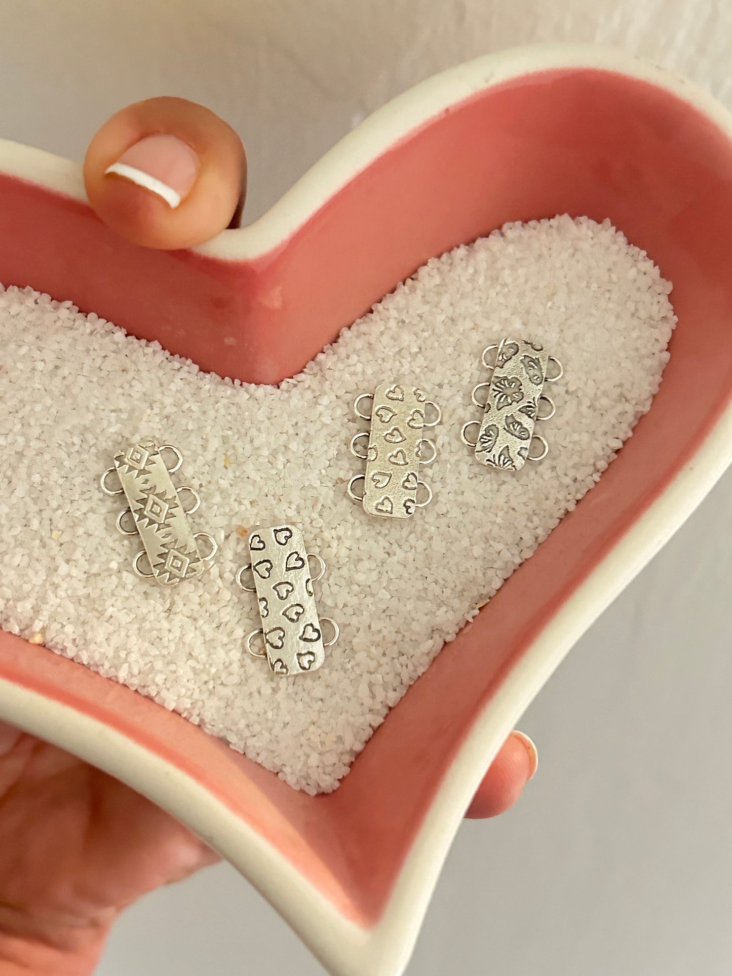 Sterling Silver Chain Anchor Connector “Playfully Untangled”