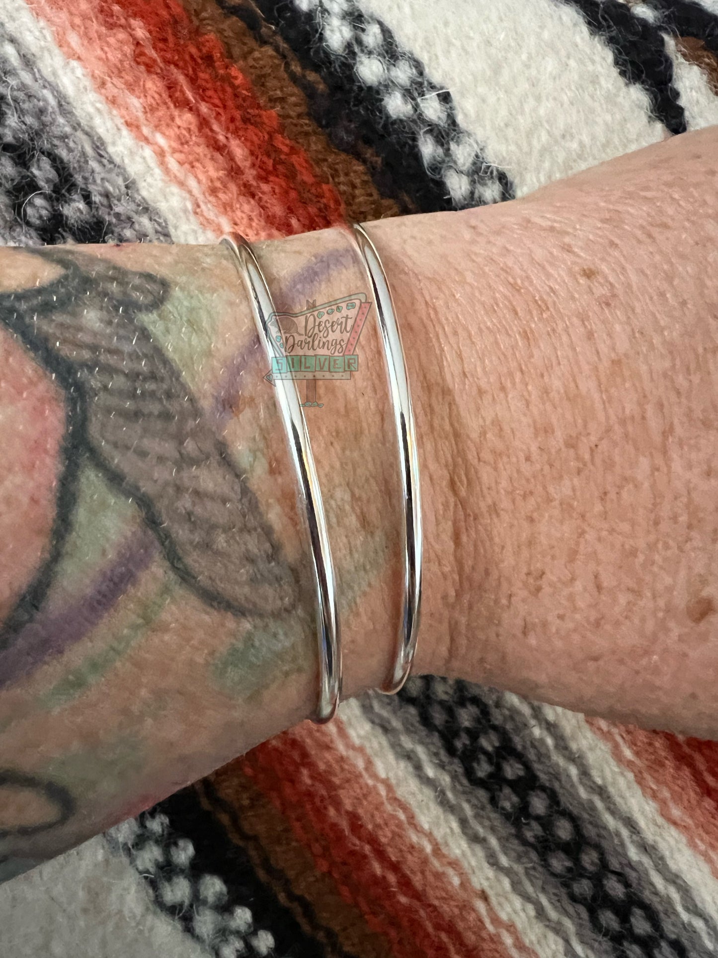 Sterling Silver “Plain” Bangles #21