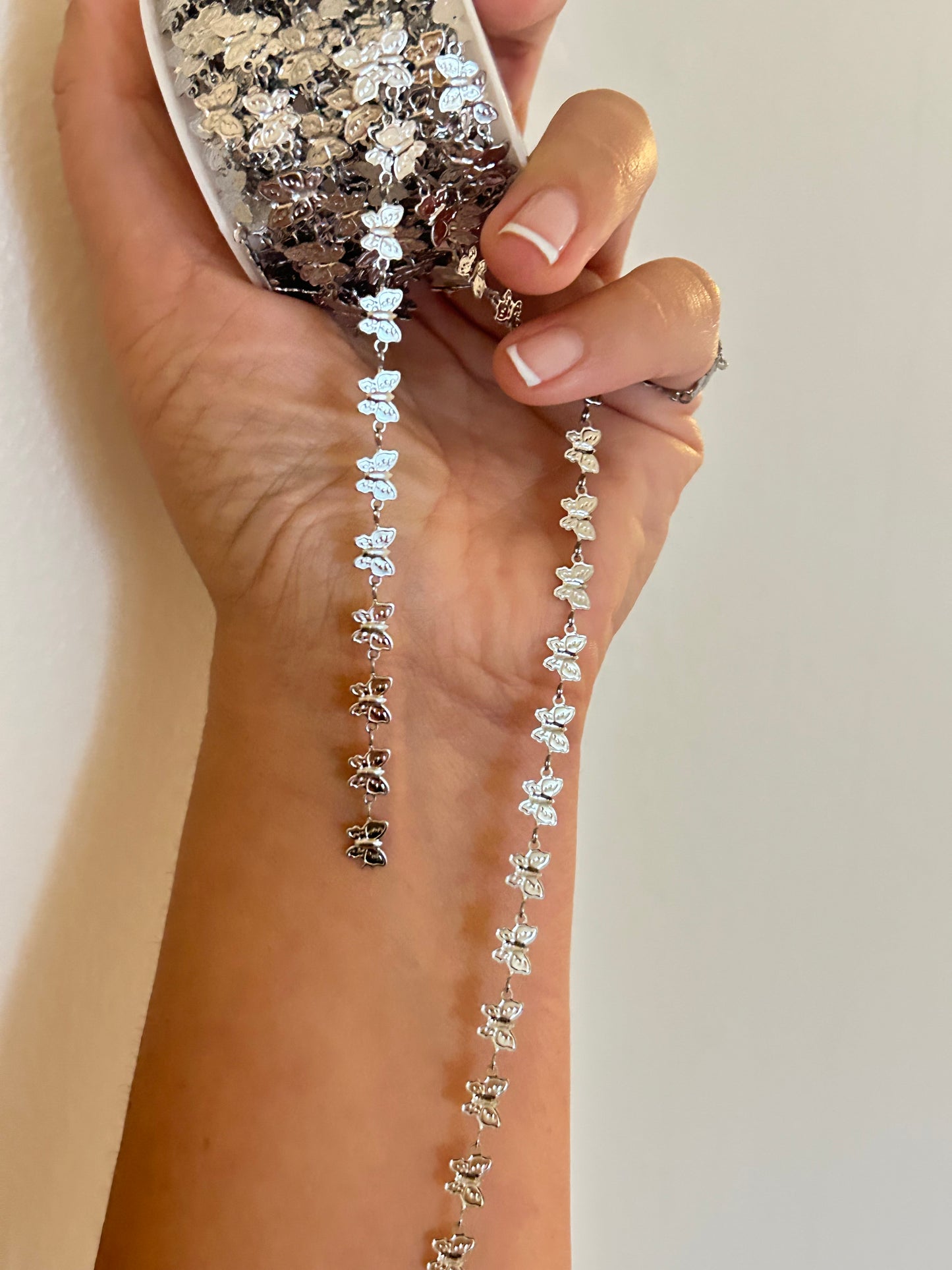 Stainless Steel PVD Coated Butterfly Chain