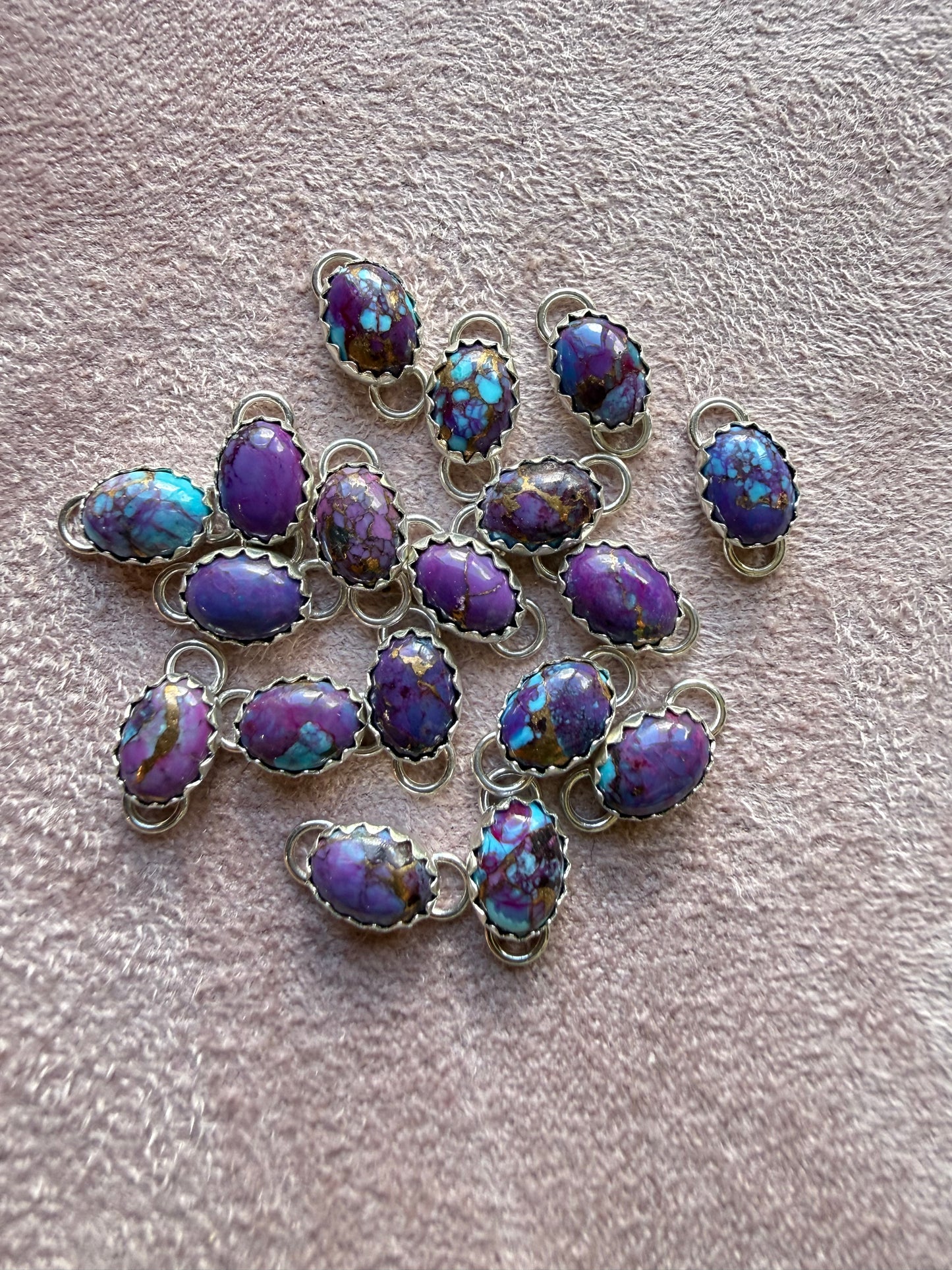 7x5mm Spotted Purple Mohave 3 Pack