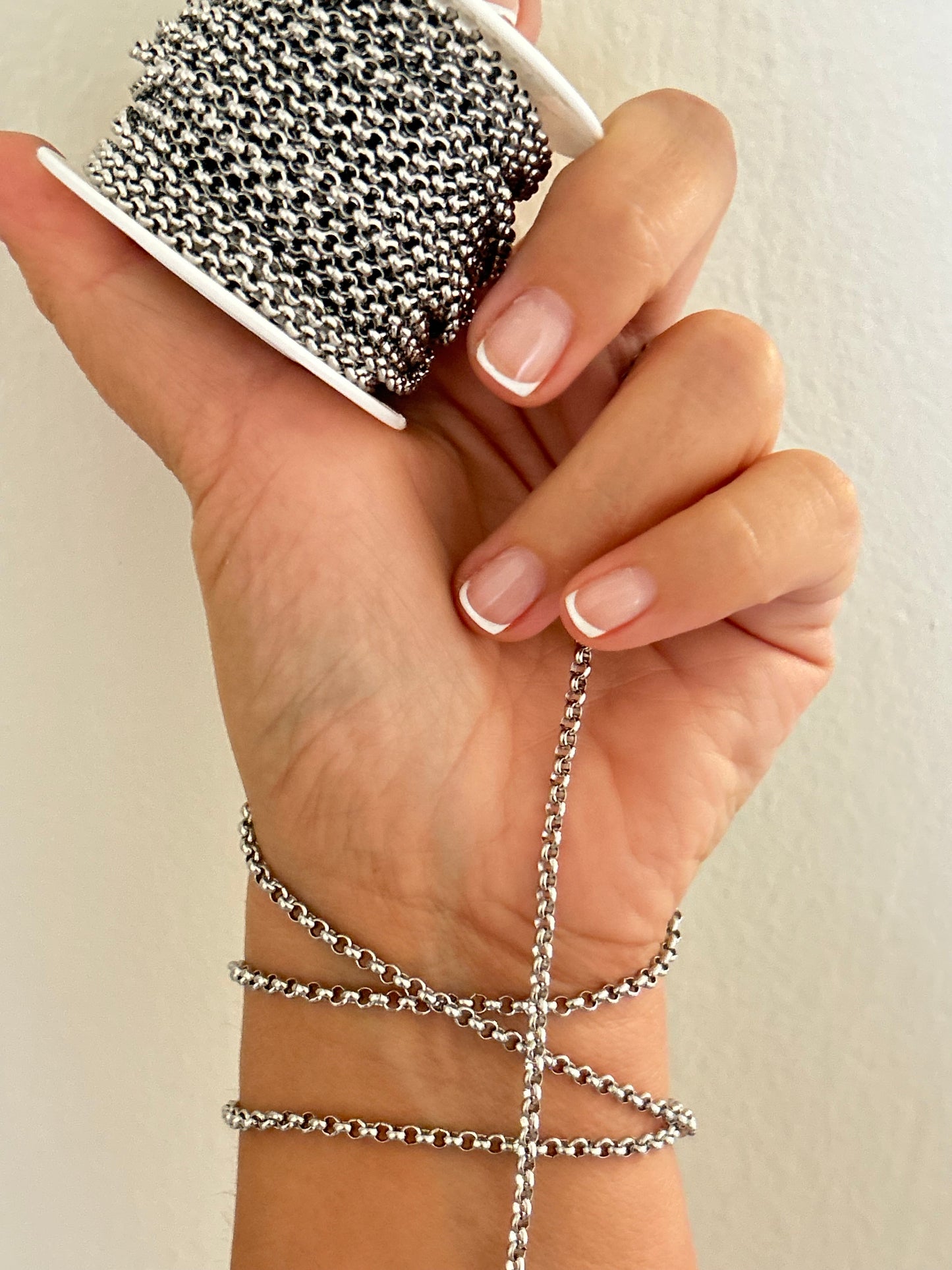 Stainless Steel PVD Coated Round Rolo Chain