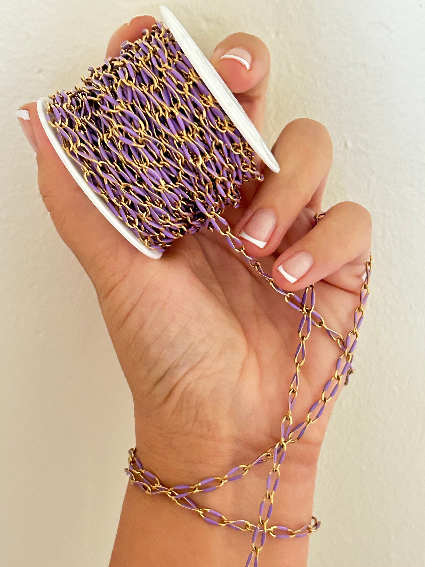 Stainless Steel PVD Coated Enamel Chain