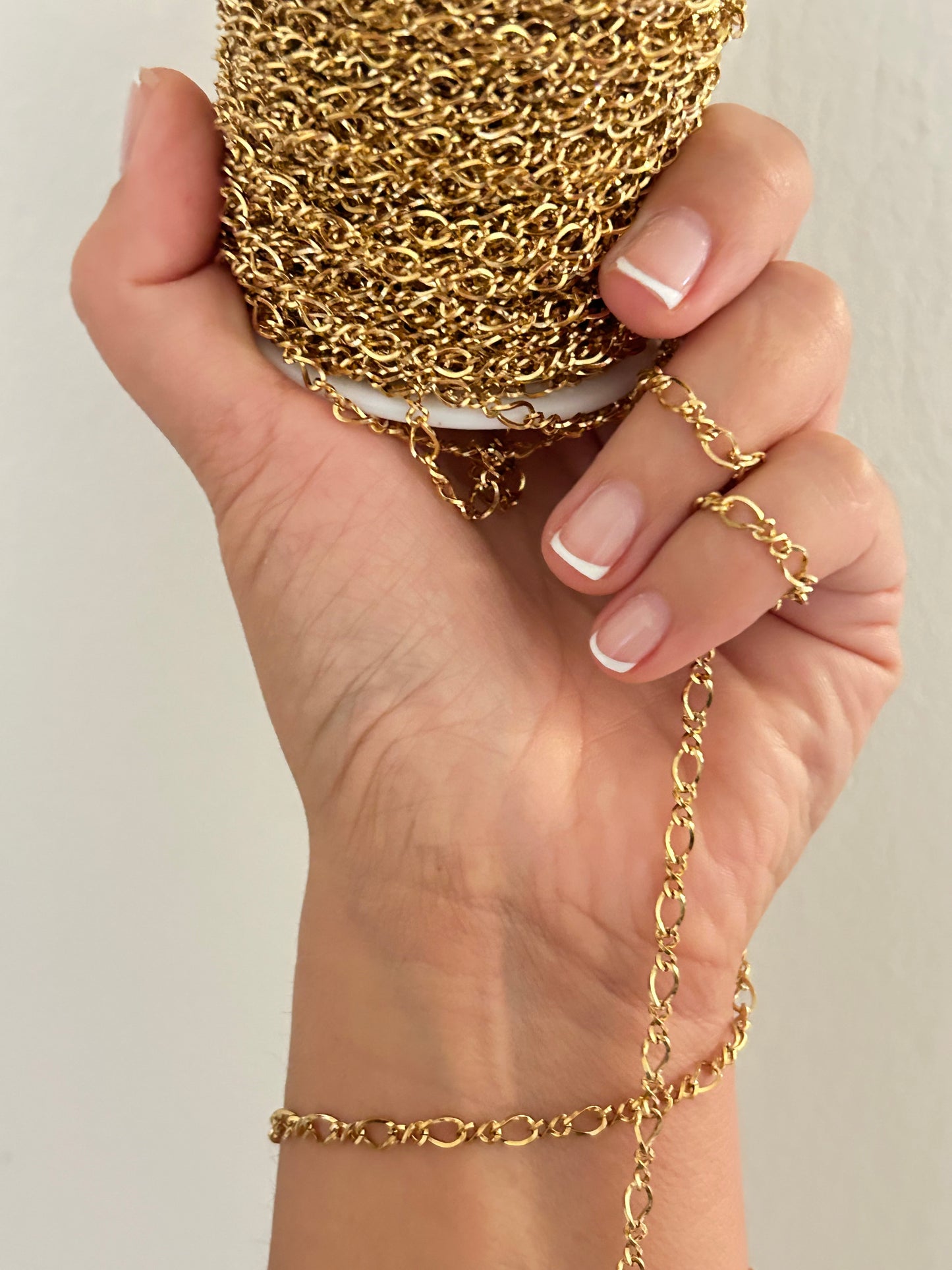 Stainless Steel PVD Coated Twisted 8 Chain