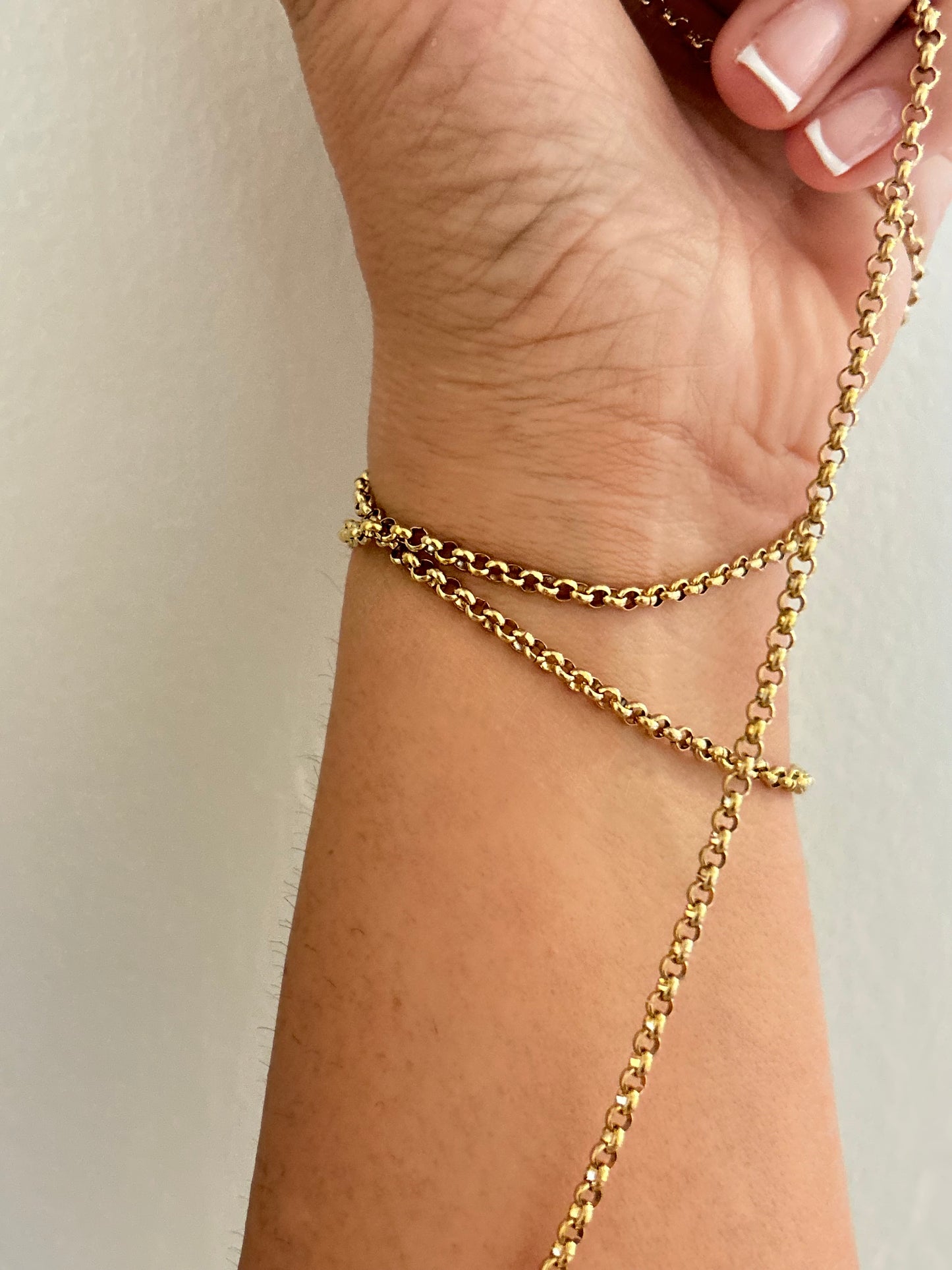 Stainless Steel PVD Coated Round Rolo Chain