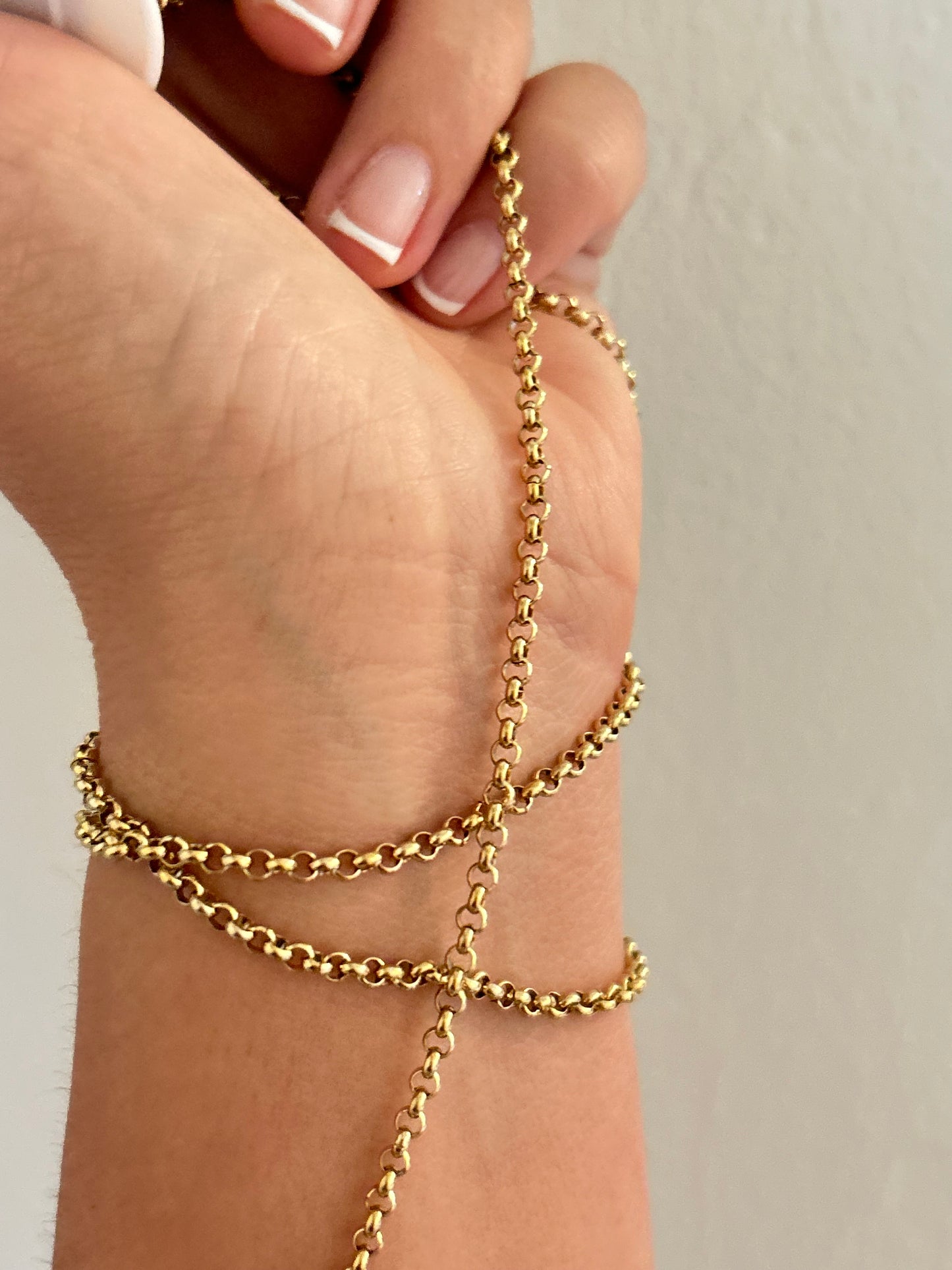 Stainless Steel PVD Coated Round Rolo Chain