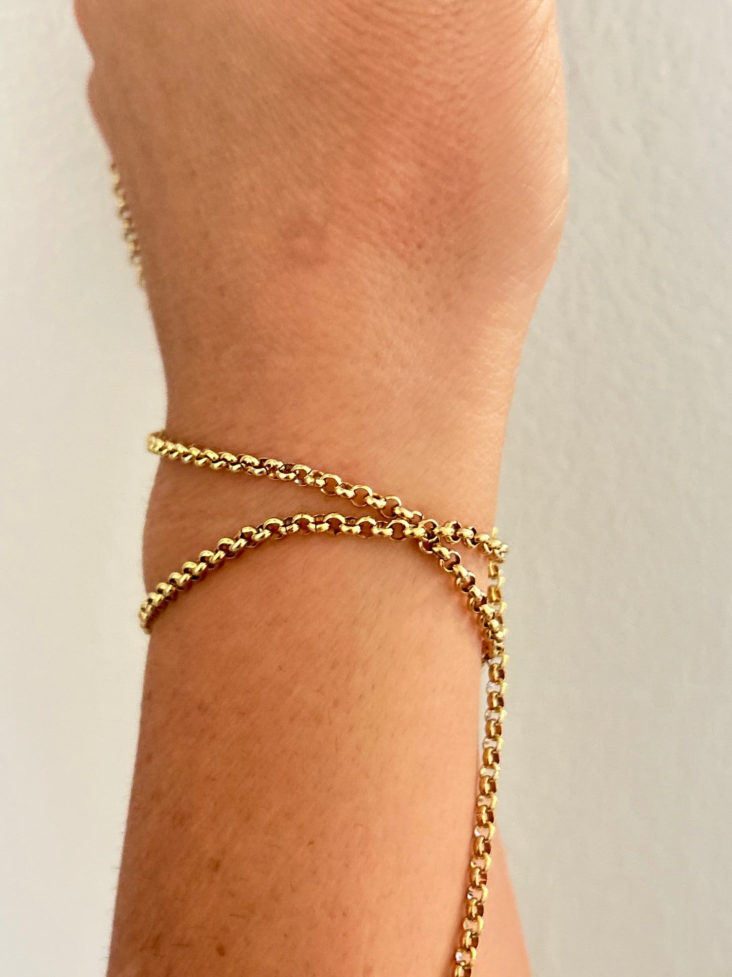 Stainless Steel PVD Coated Round Rolo Chain