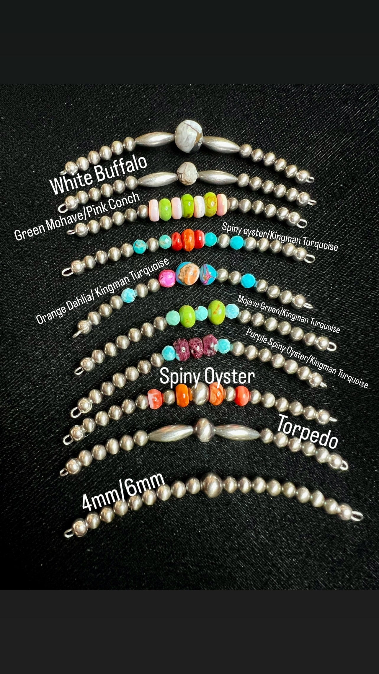 Navajo Pearl Mini Strands