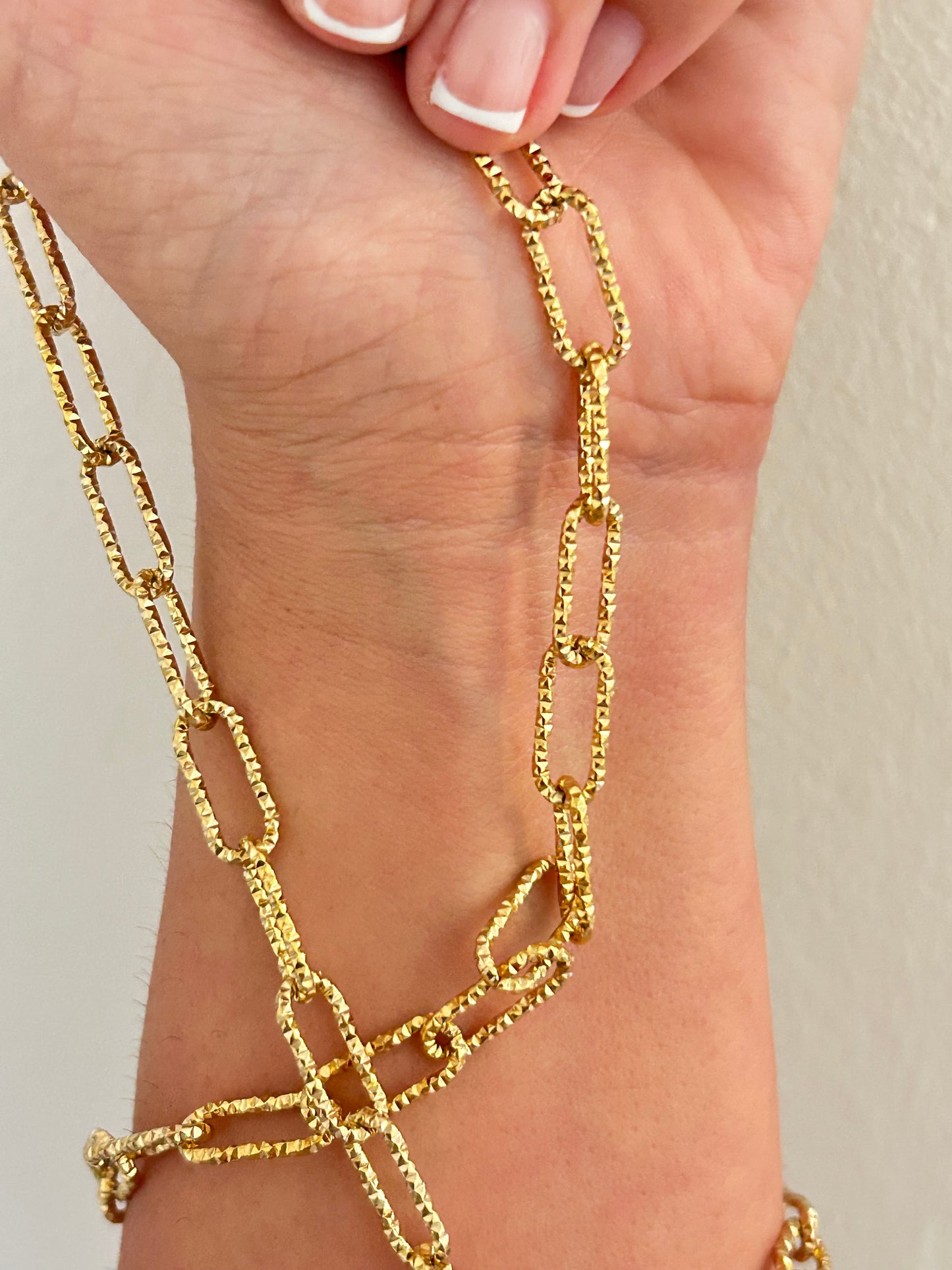 Stainless Steel PVD Coated Sparkle Wire XL Chain