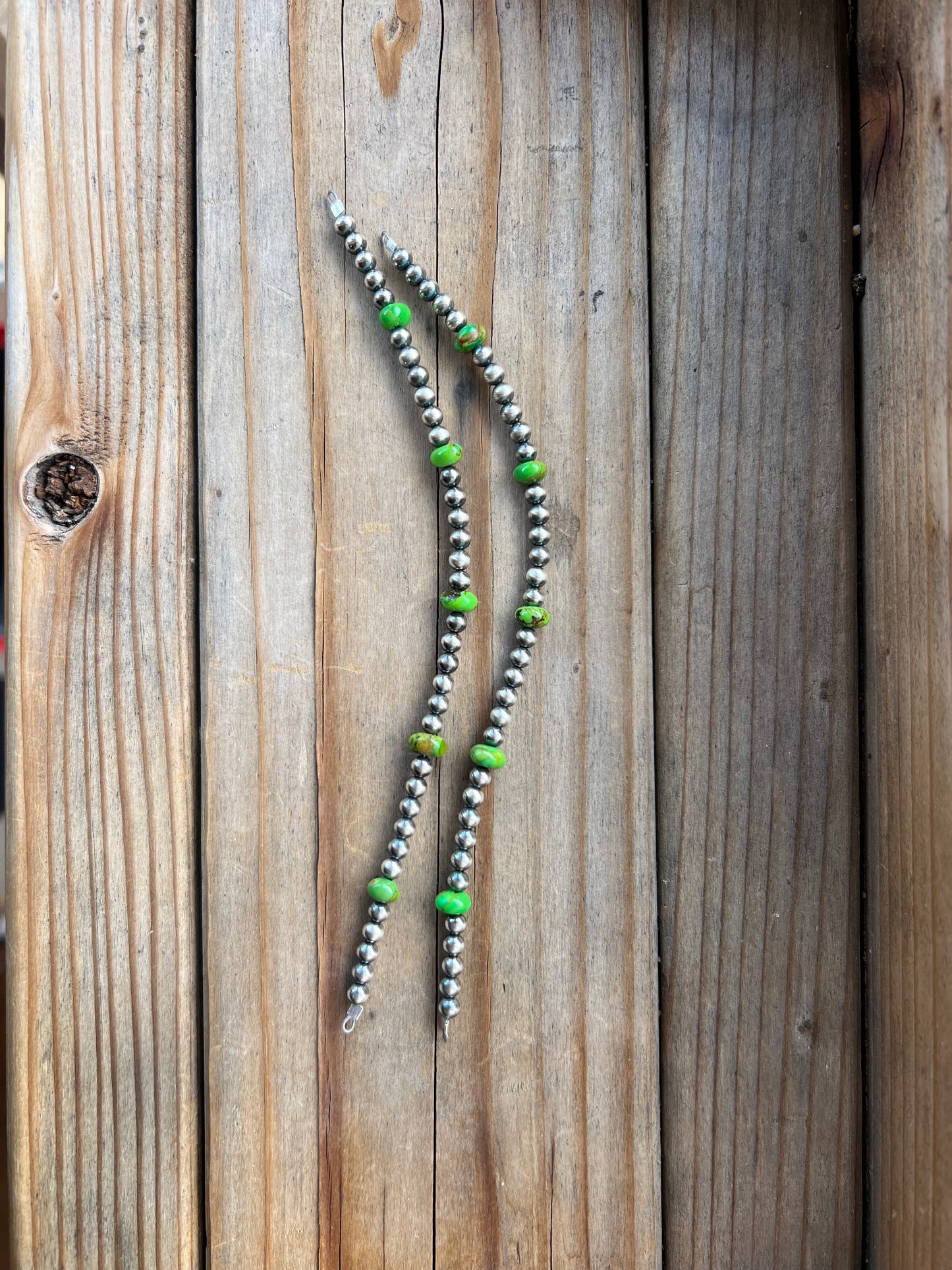 Limited Edition Mohave Green Navajo Pearl Permanent Strands