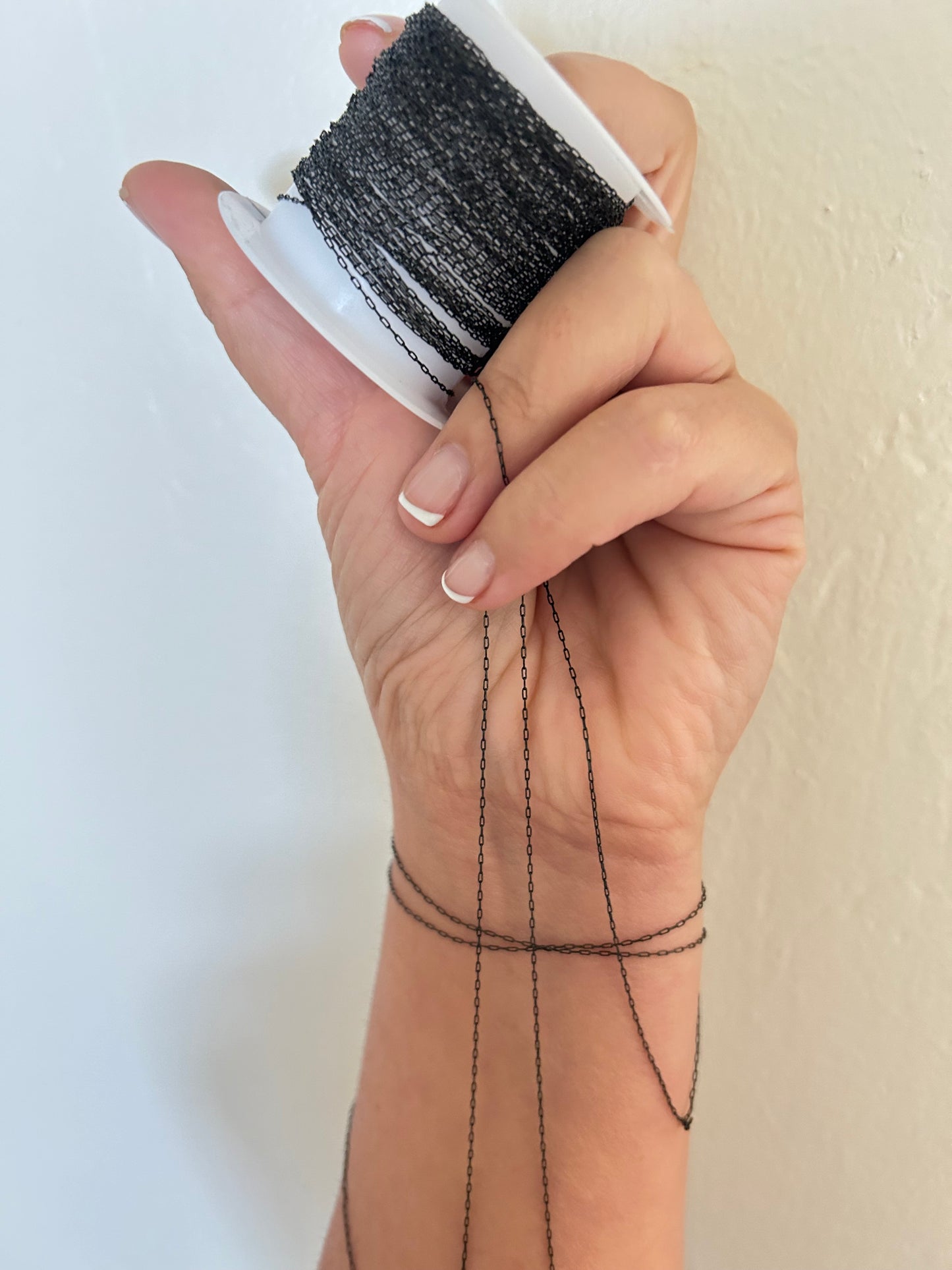 Stainless Steel PVD Coated Dainty Black Chain