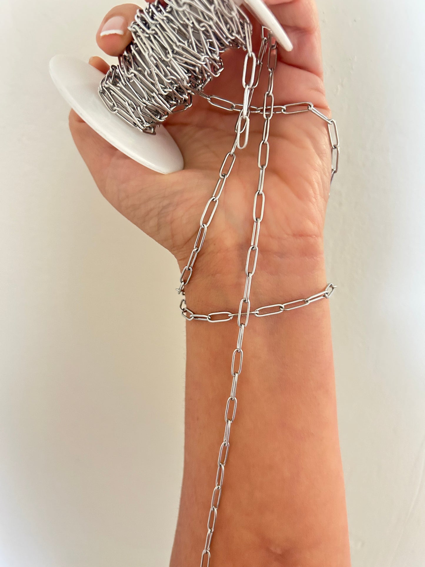 Stainless Steel PVD Coated Smooth Paper Clip Chain