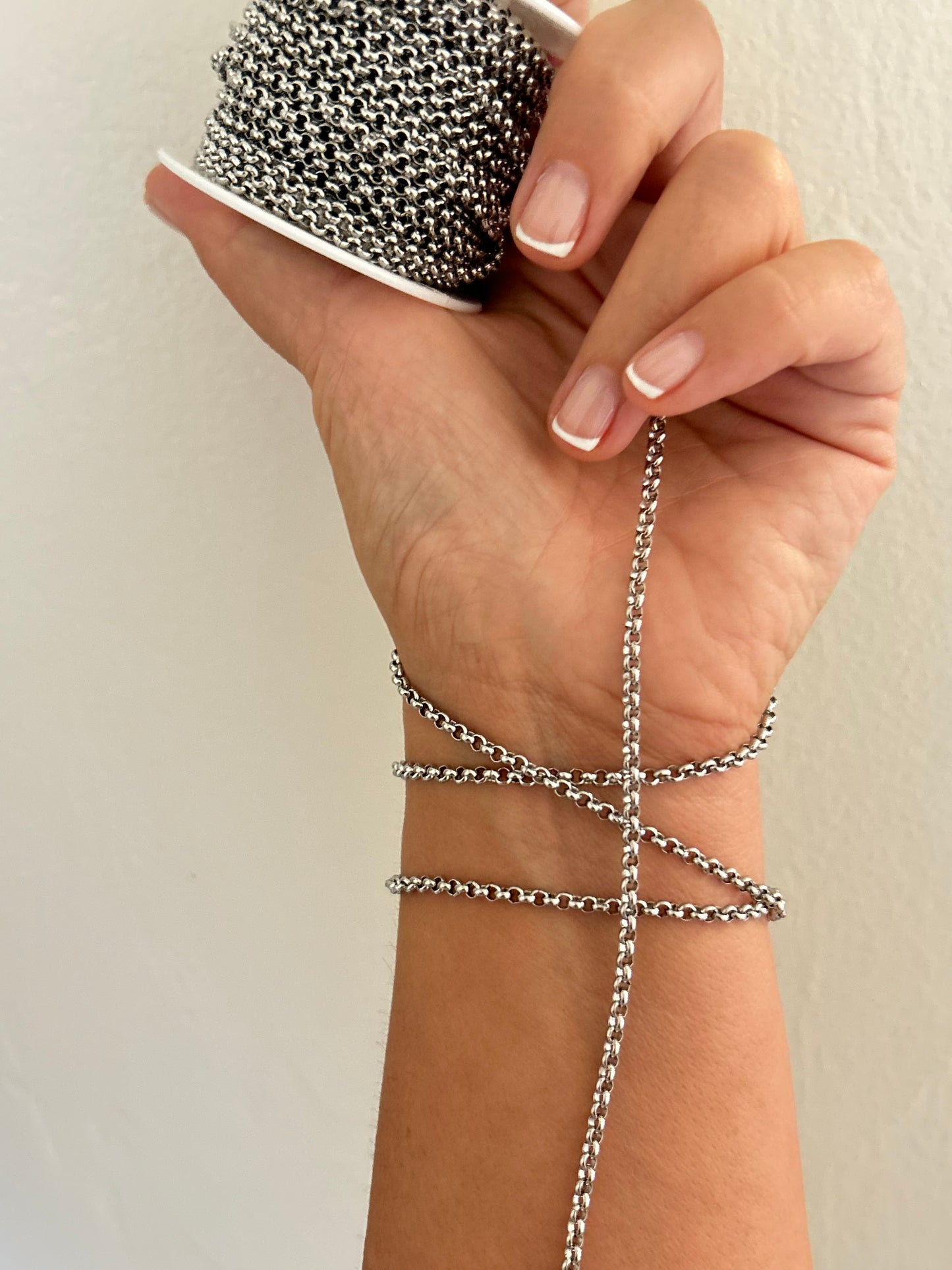 Stainless Steel PVD Coated Round Rolo Chain