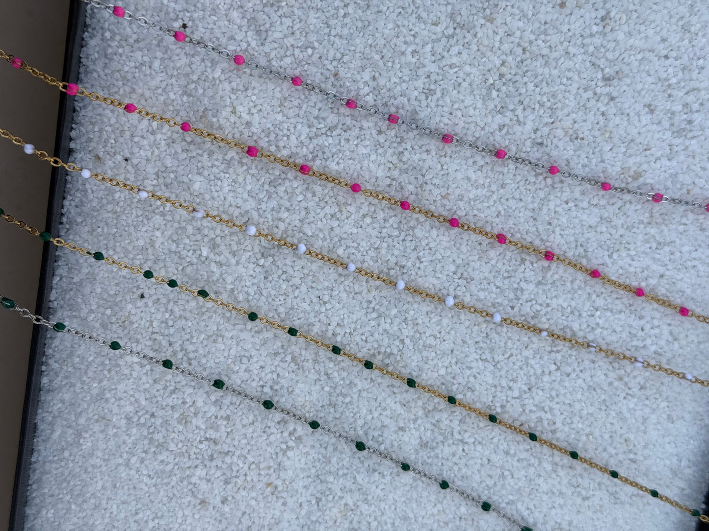 Stainless Steel PVD Coated Enamel Chain