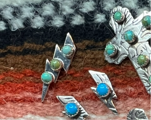 Sterling Silver Lighting Bolt-Medium