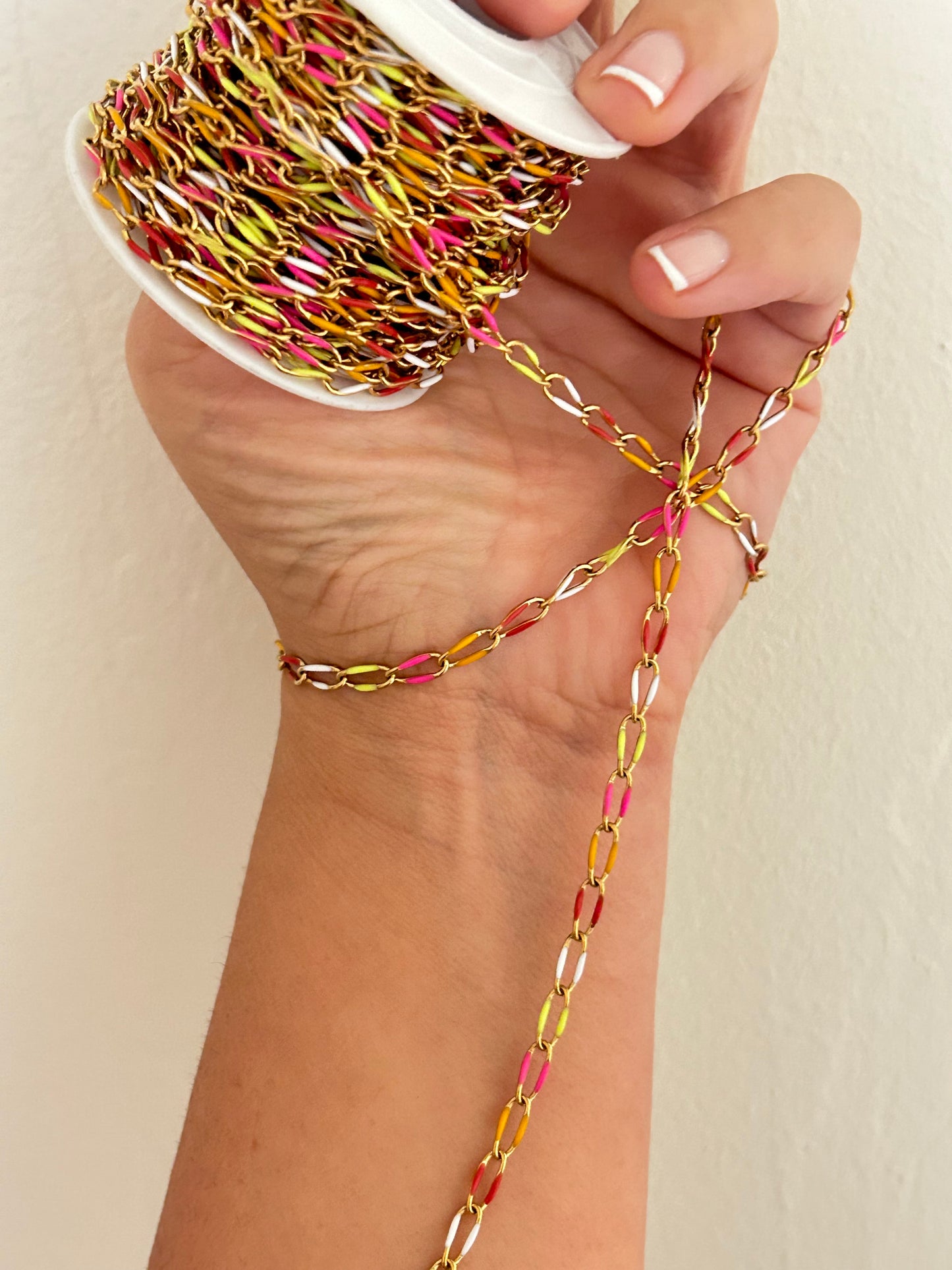 Stainless Steel PVD Coated Enamel Chain