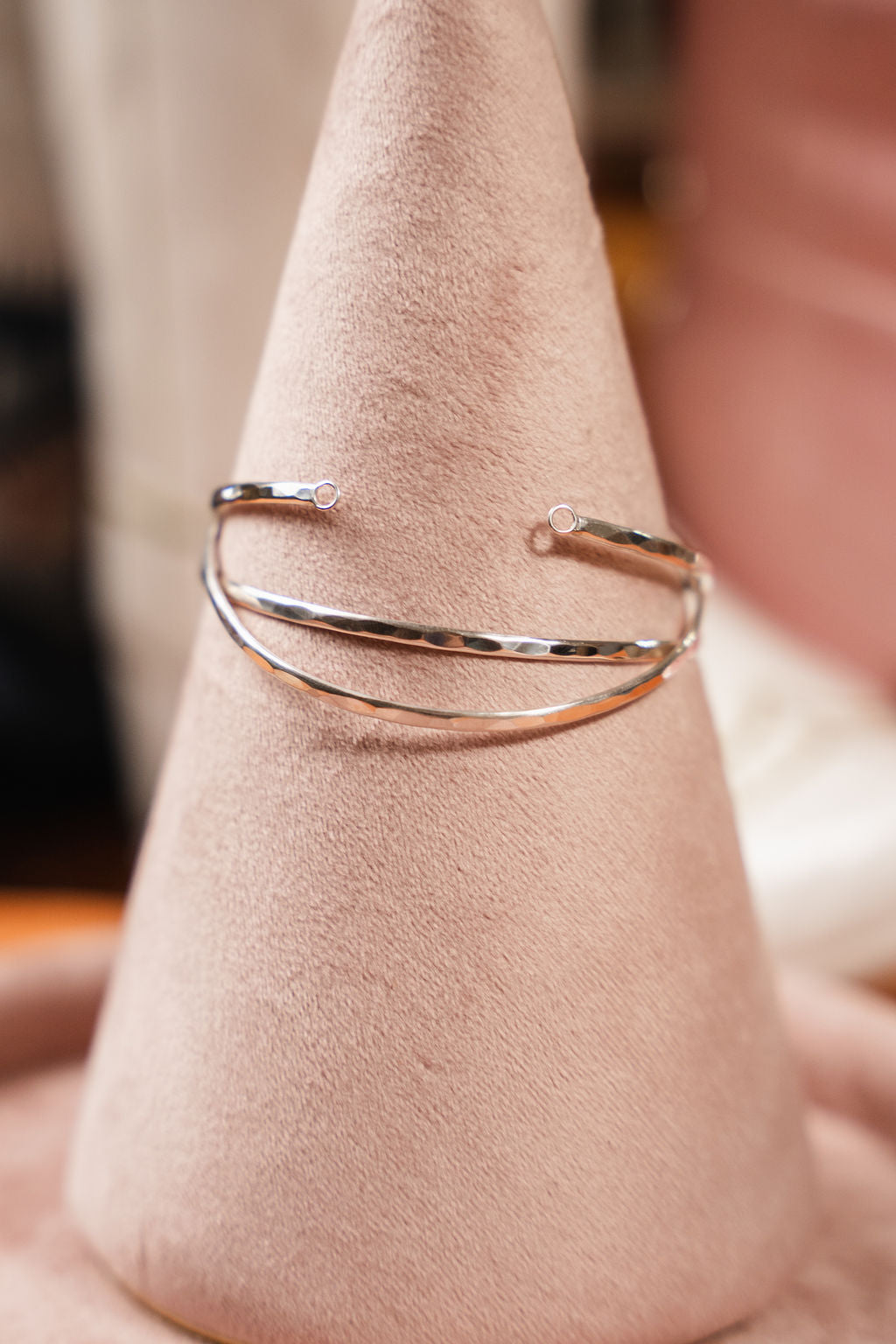 Sterling Silver Hammered Bangles