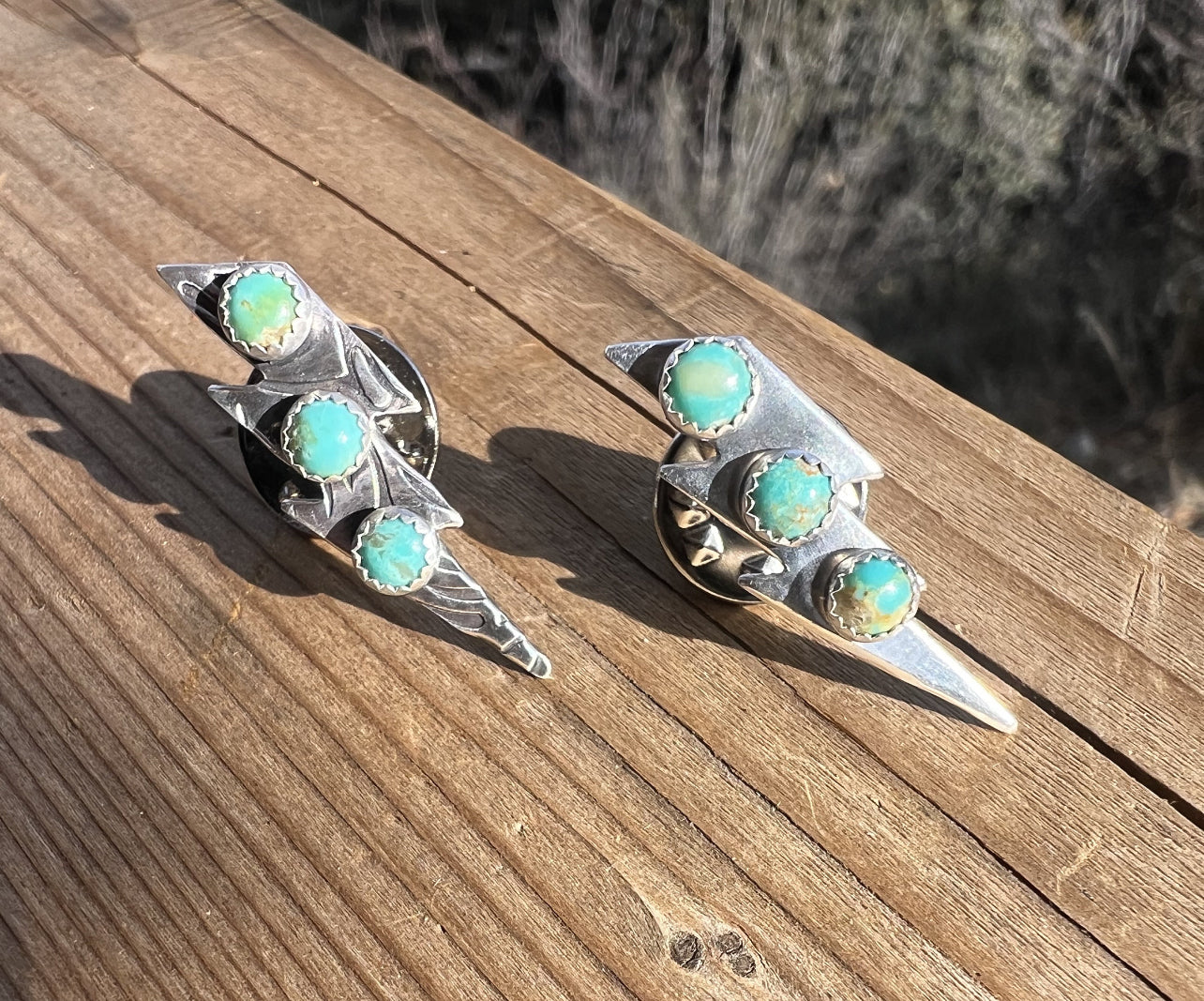 Sterling Silver Lighting Bolt-Medium