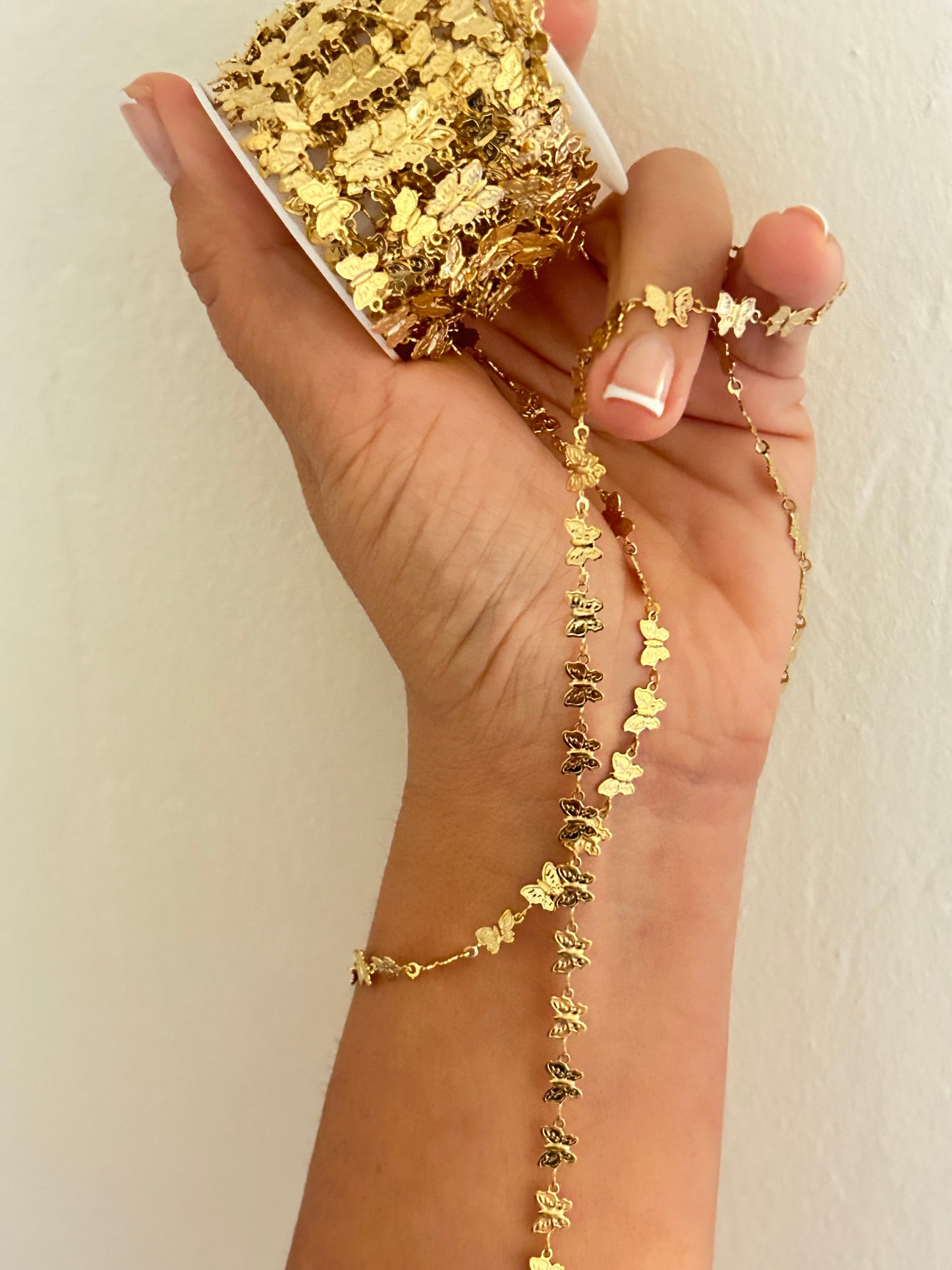 Stainless Steel PVD Coated Butterfly Chain