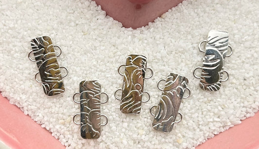 Sterling Silver Chain Anchor Connector “The Tulip”